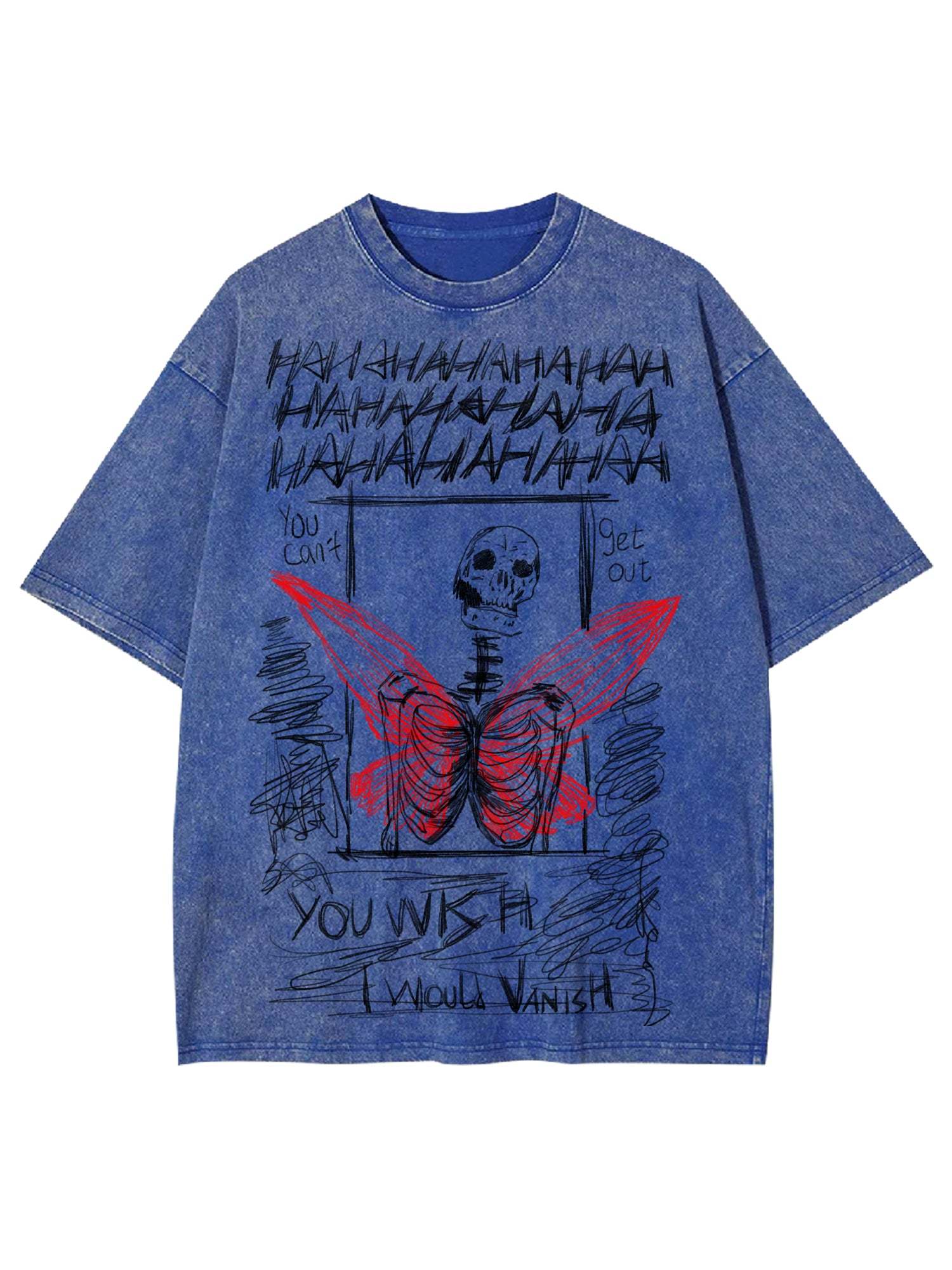 I Would Vanish Washed Tshirt-ClassyOutlaw