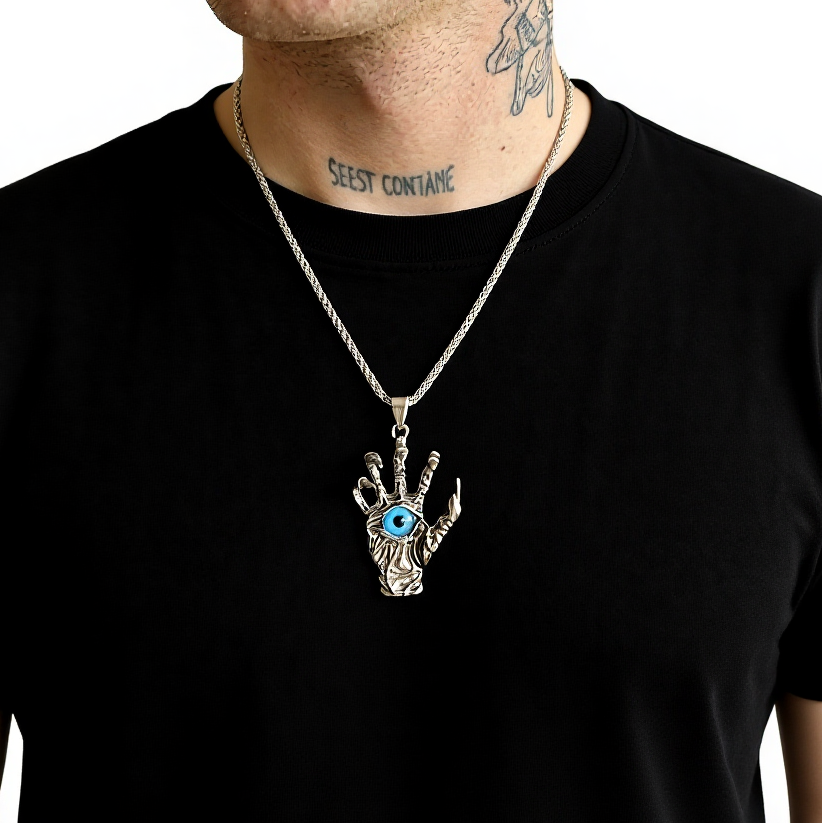 MYSTIC CLAW EVIL EYE CLO NECKLACE
