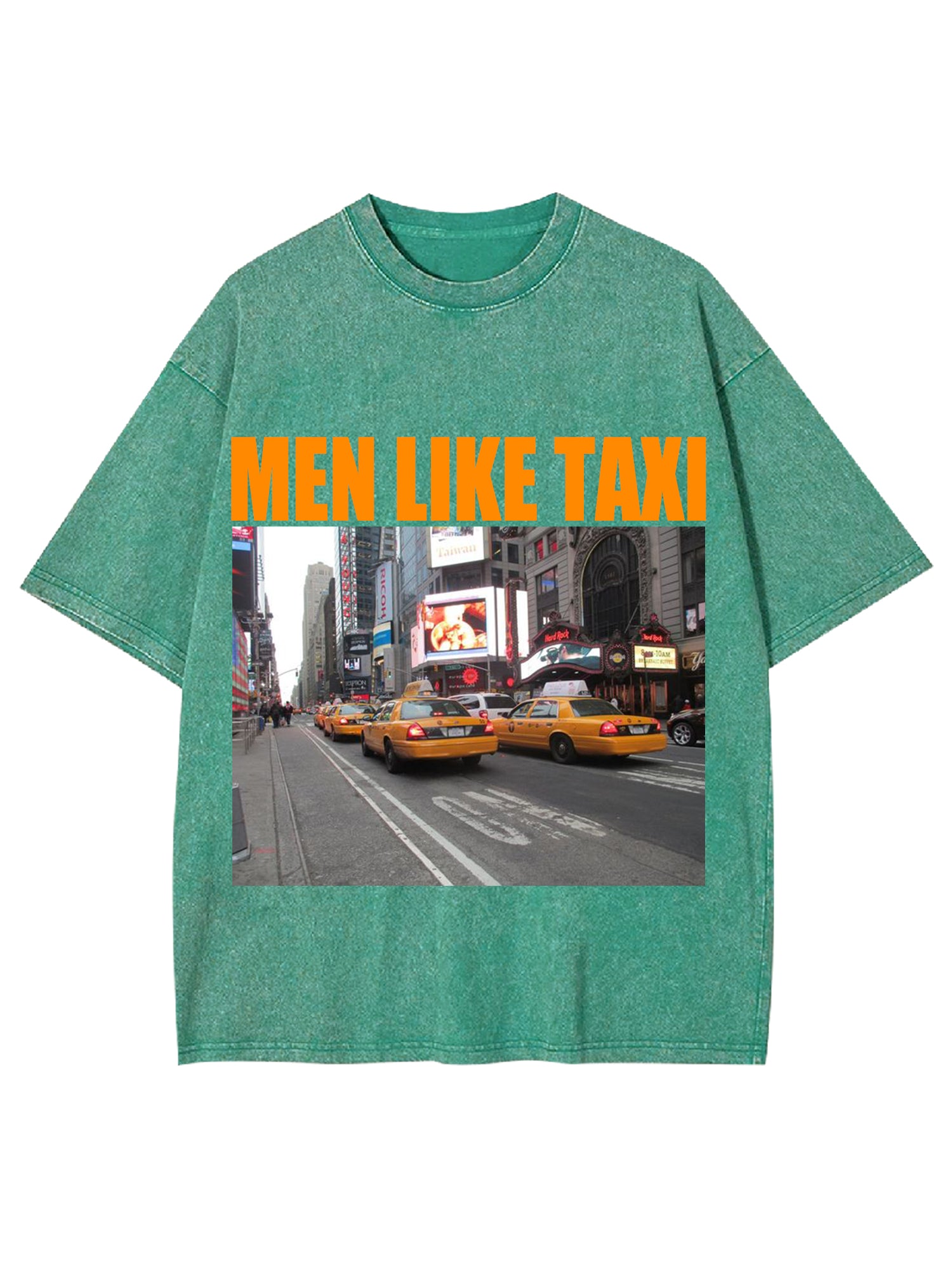 Men Like Taxi Washed Tshirt-ClassyOutlaw