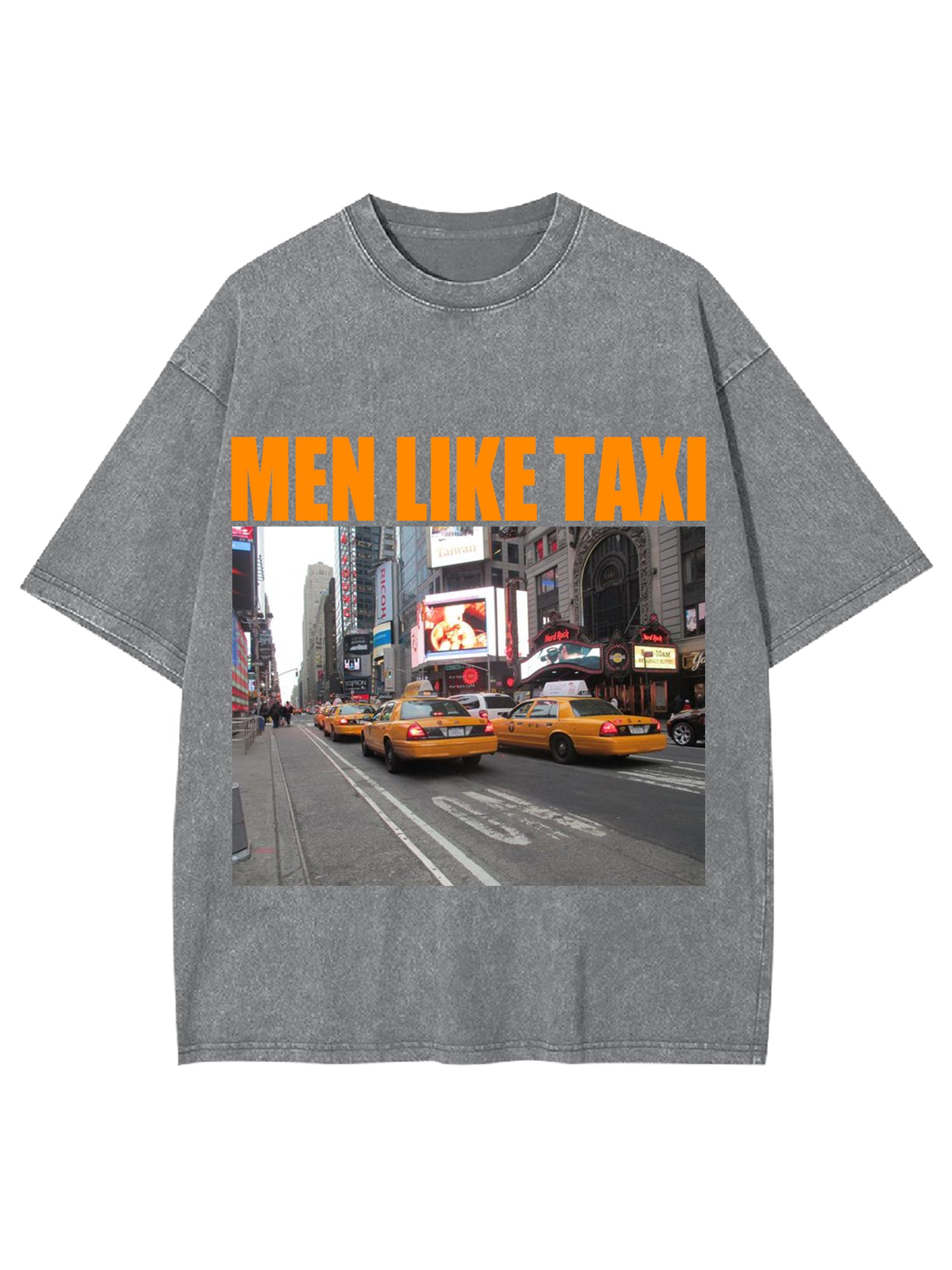 Men Like Taxi Washed Tshirt-ClassyOutlaw