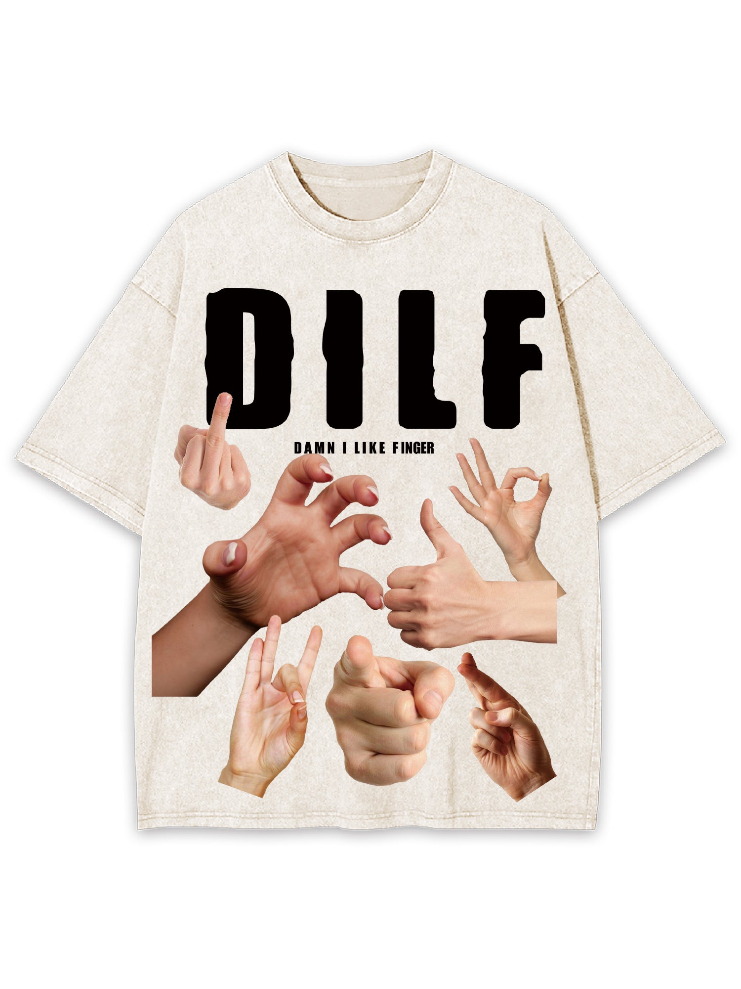 Dilf Shirt Washed Tshirt-ClassyOutlaw