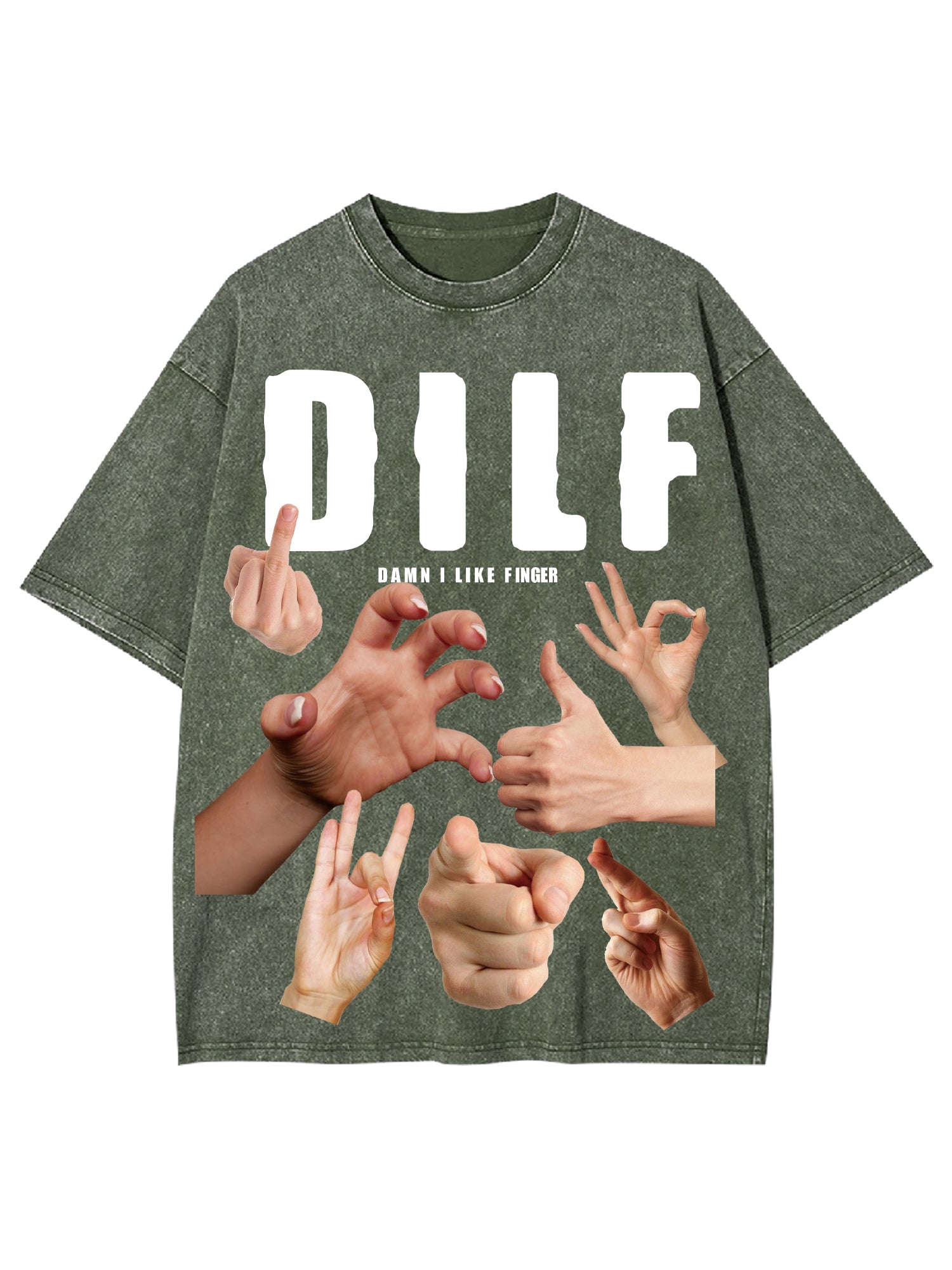 Dilf Shirt Washed Tshirt-ClassyOutlaw