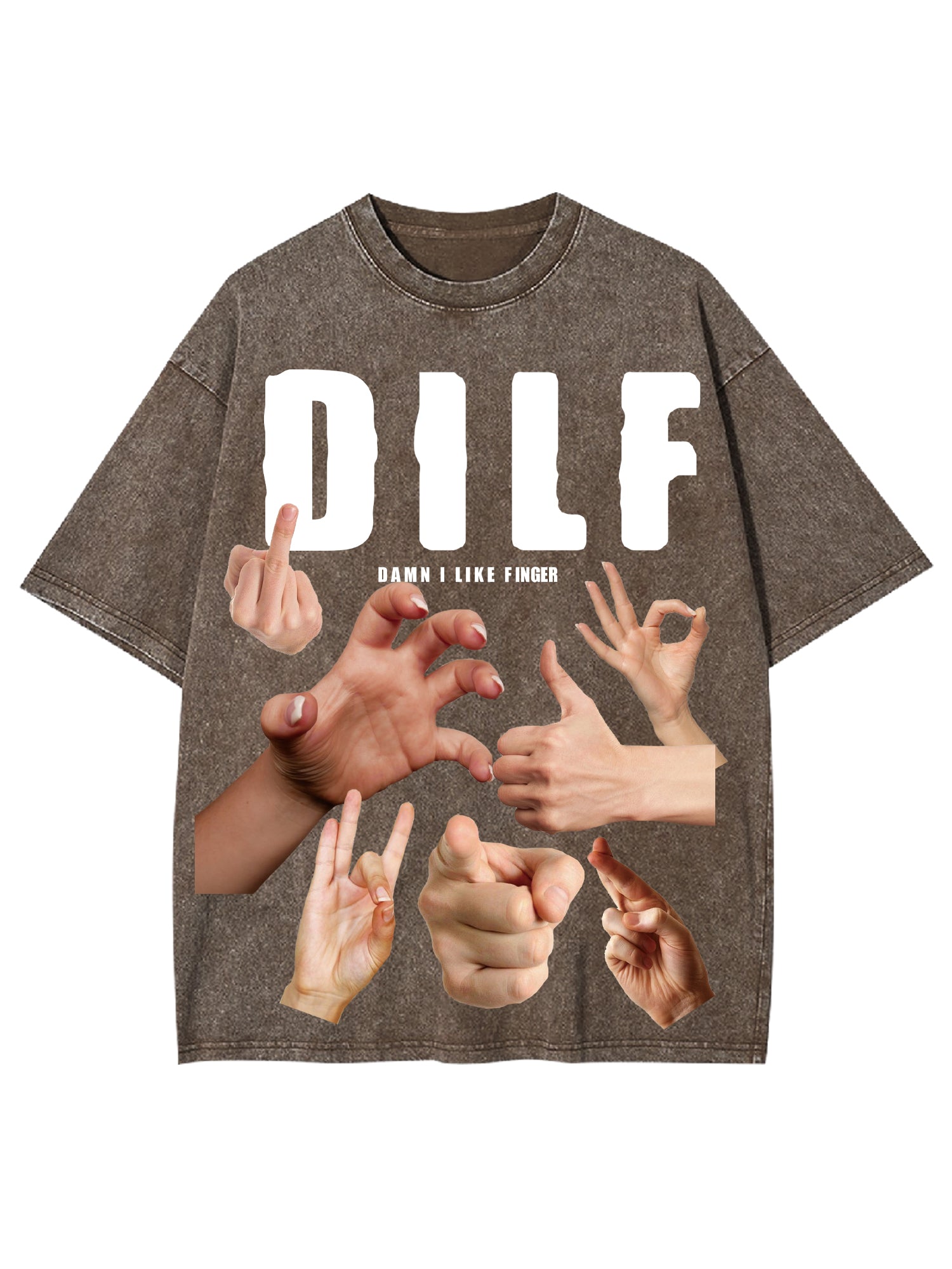 Dilf Shirt Washed Tshirt-ClassyOutlaw