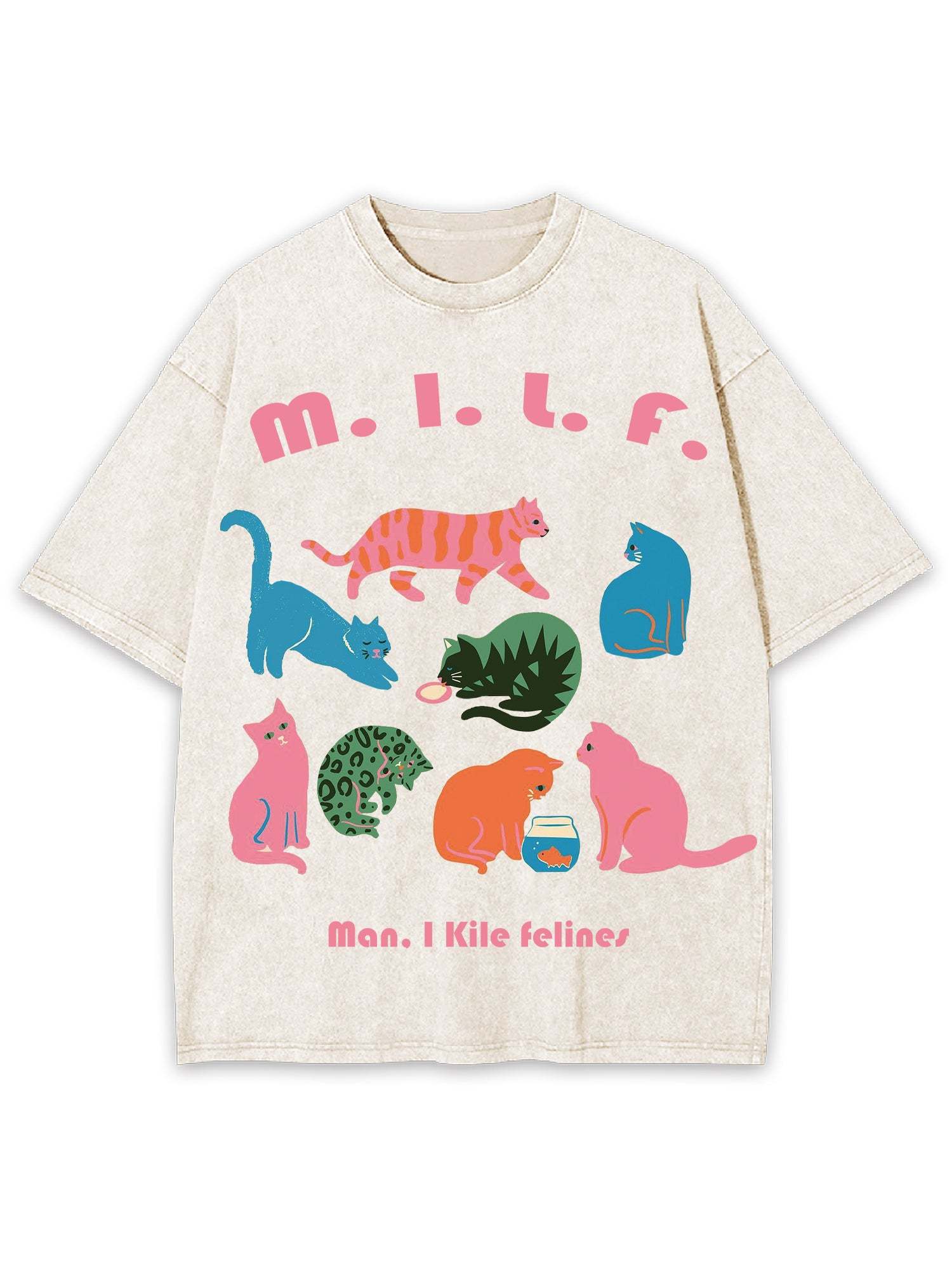 Milf Washed Tshirt-ClassyOutlaw