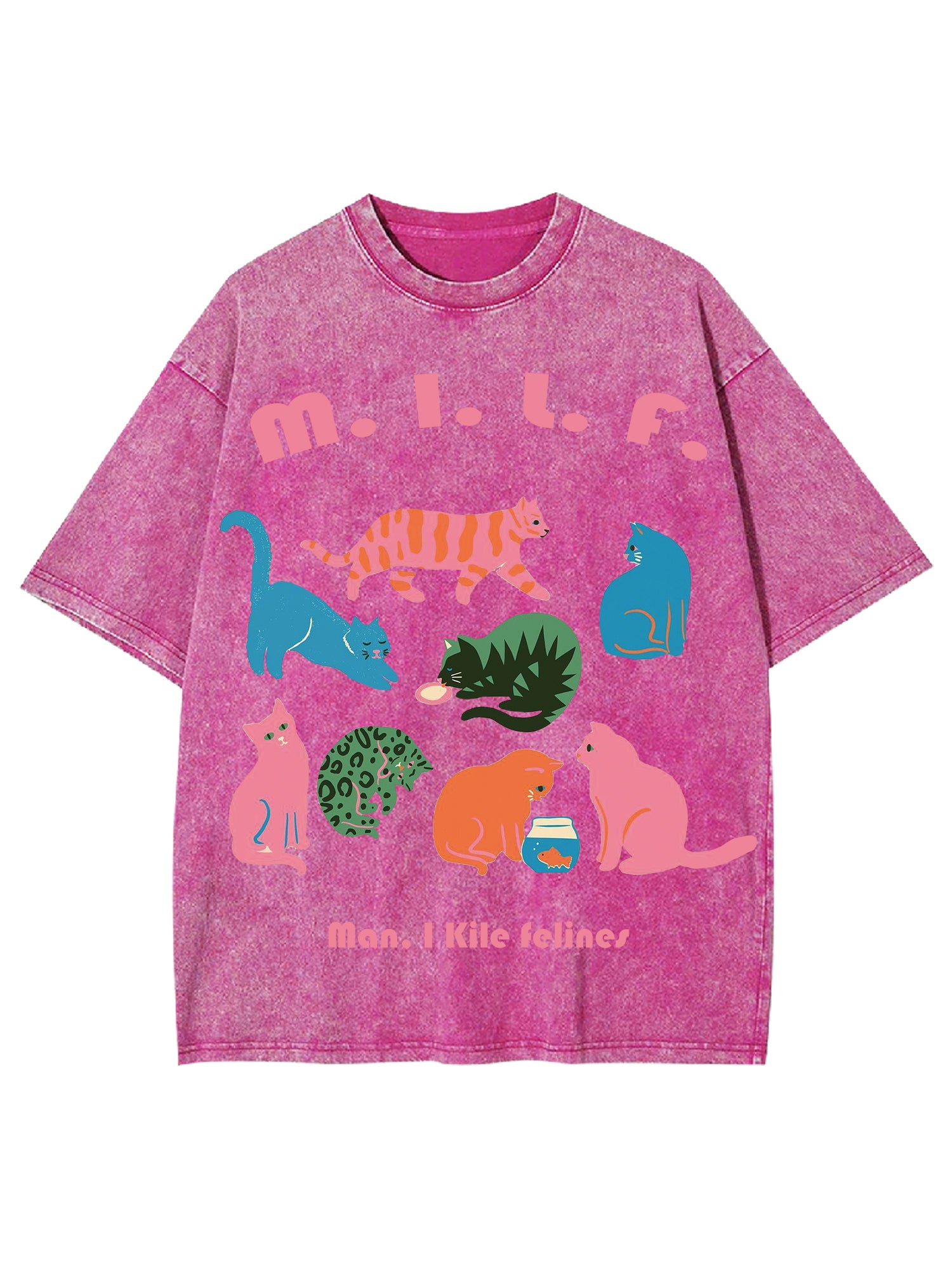 Milf Washed Tshirt-ClassyOutlaw