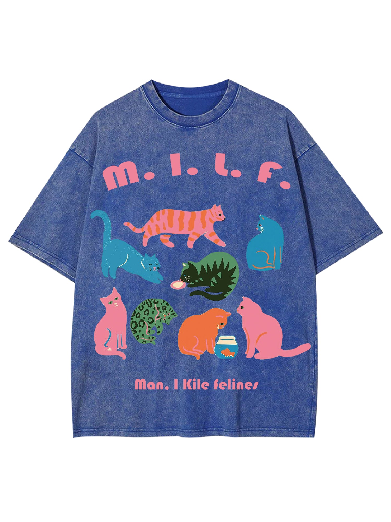 Milf Washed Tshirt-ClassyOutlaw