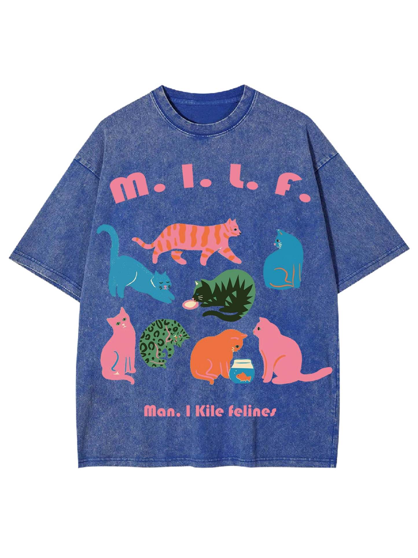 Milf Washed Tshirt-ClassyOutlaw