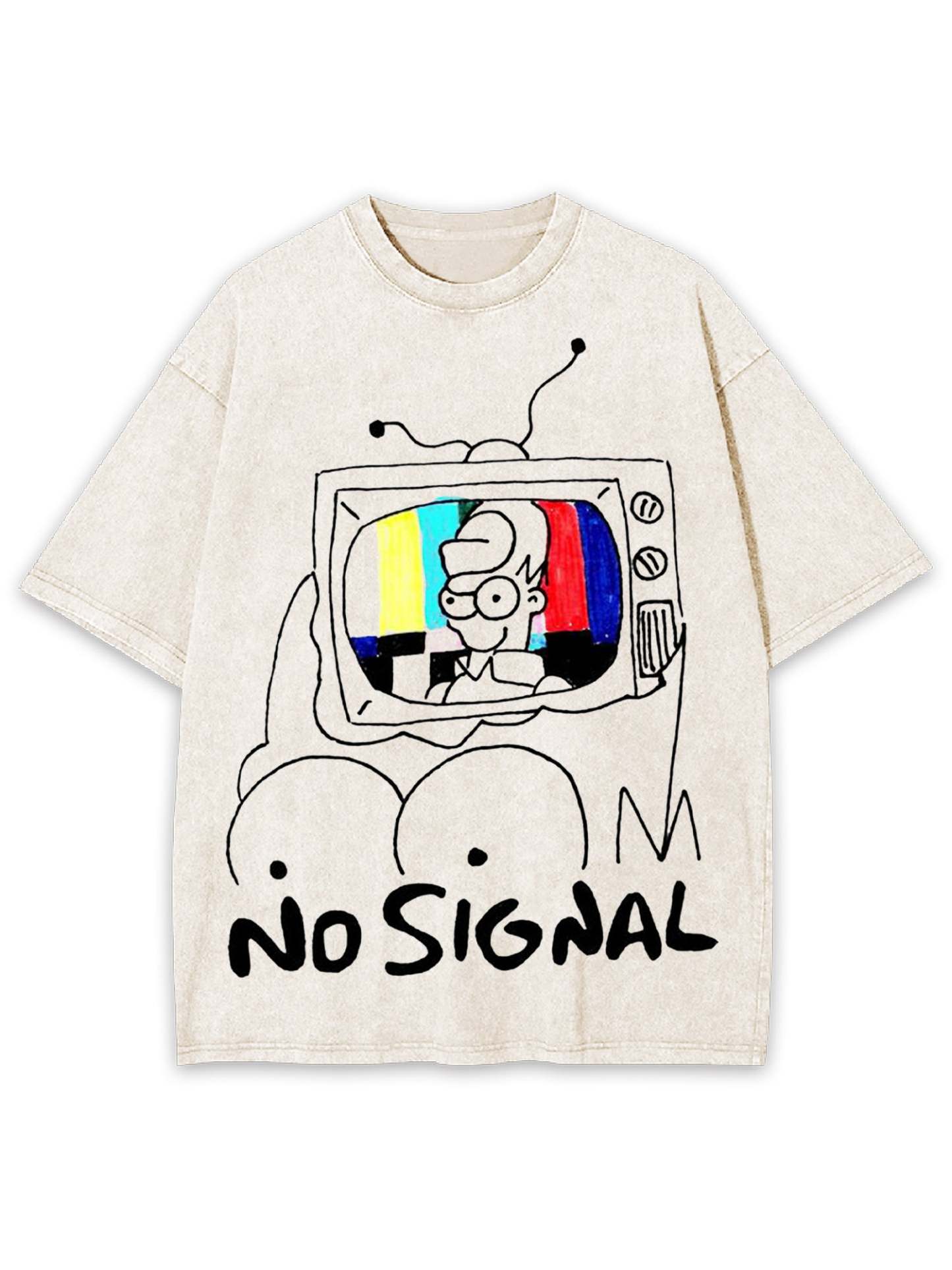 No Signal Washed Tshirt-ClassyOutlaw