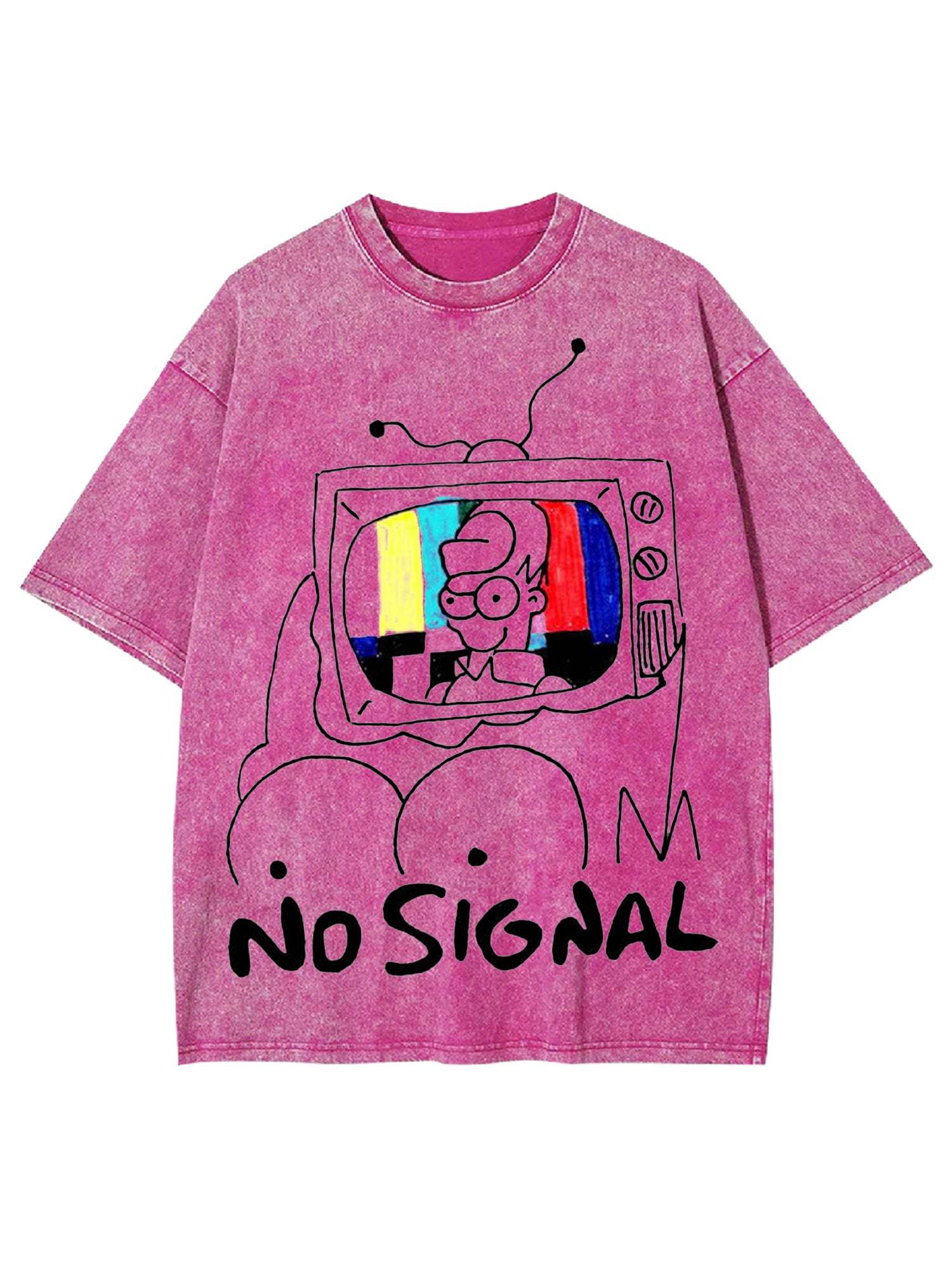 No Signal Washed Tshirt-ClassyOutlaw