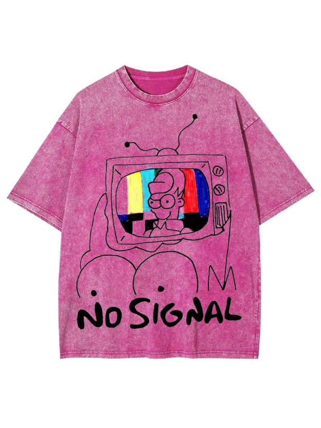 No Signal Washed Tshirt-ClassyOutlaw