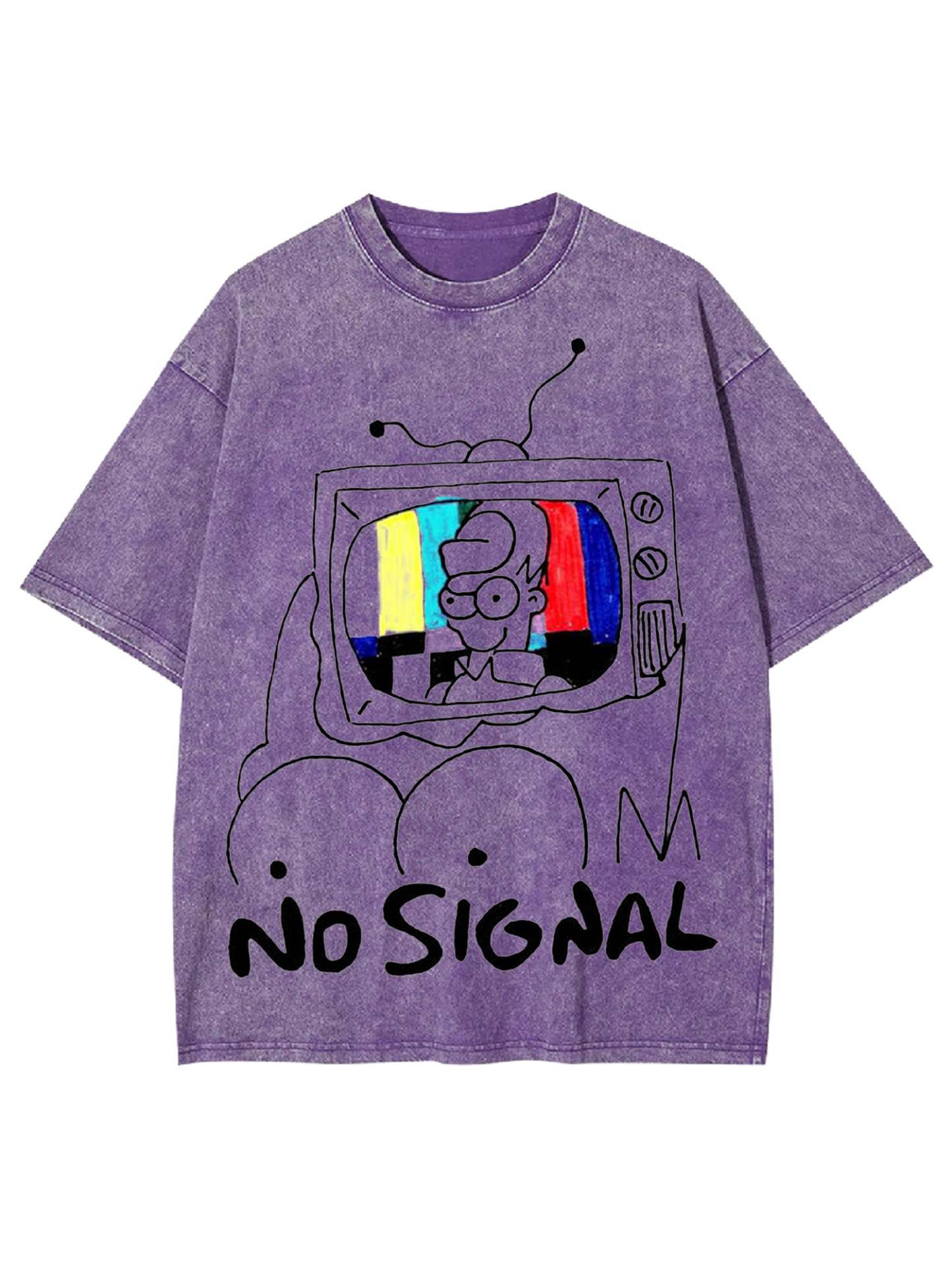 No Signal Washed Tshirt-ClassyOutlaw