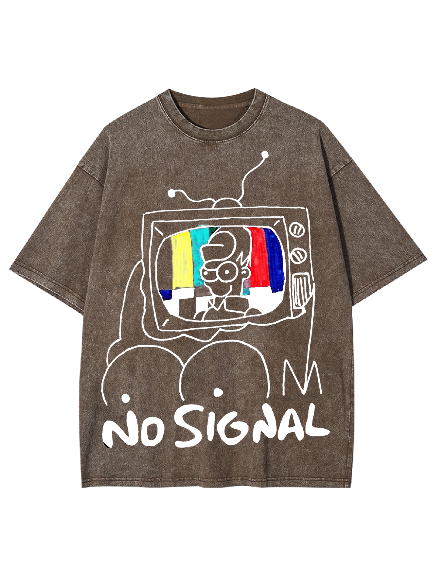 No Signal Washed Tshirt-ClassyOutlaw