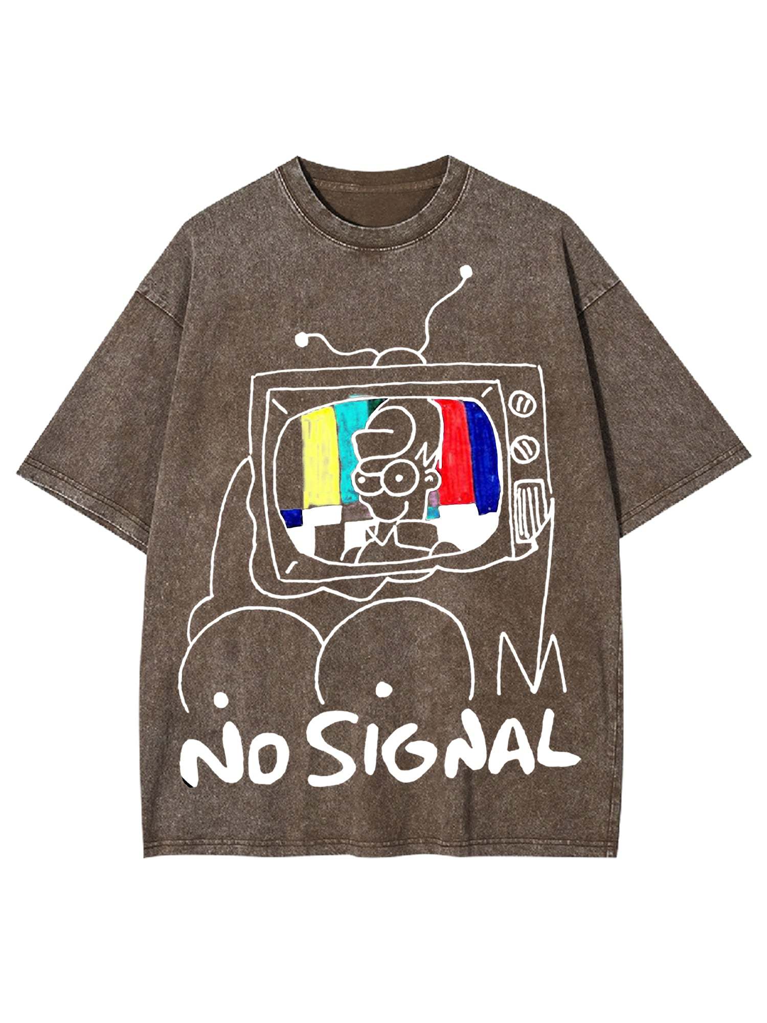 No Signal Washed Tshirt-ClassyOutlaw