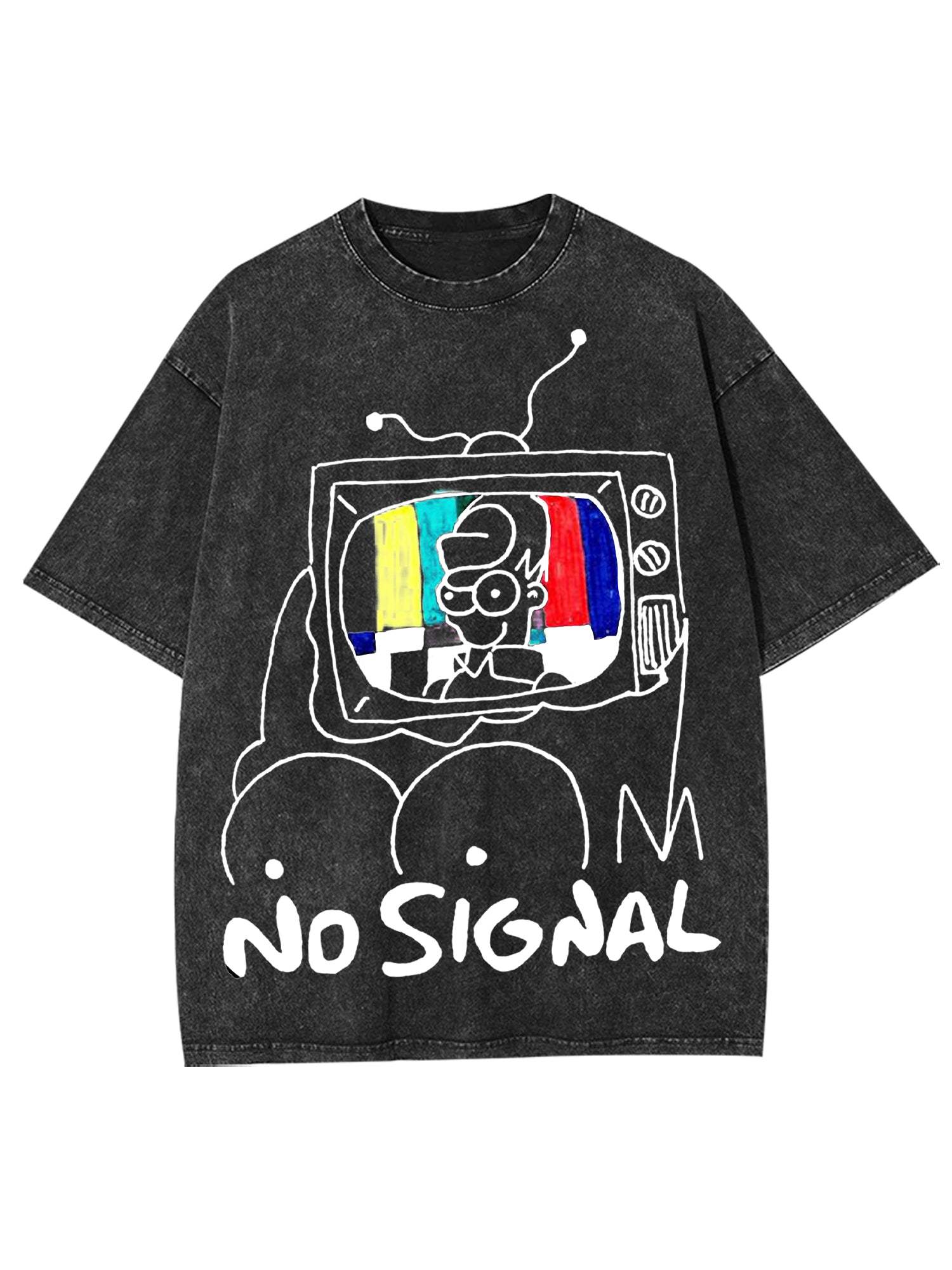 No Signal Washed Tshirt-ClassyOutlaw