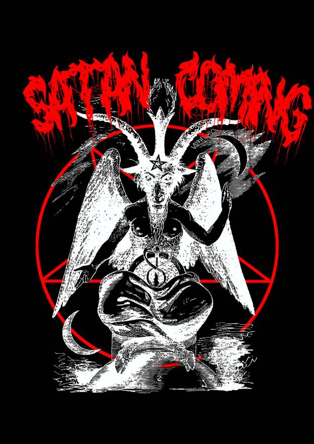 Satan Coming Washed Long-Sleeve Tshirt-ClassyOutlaw