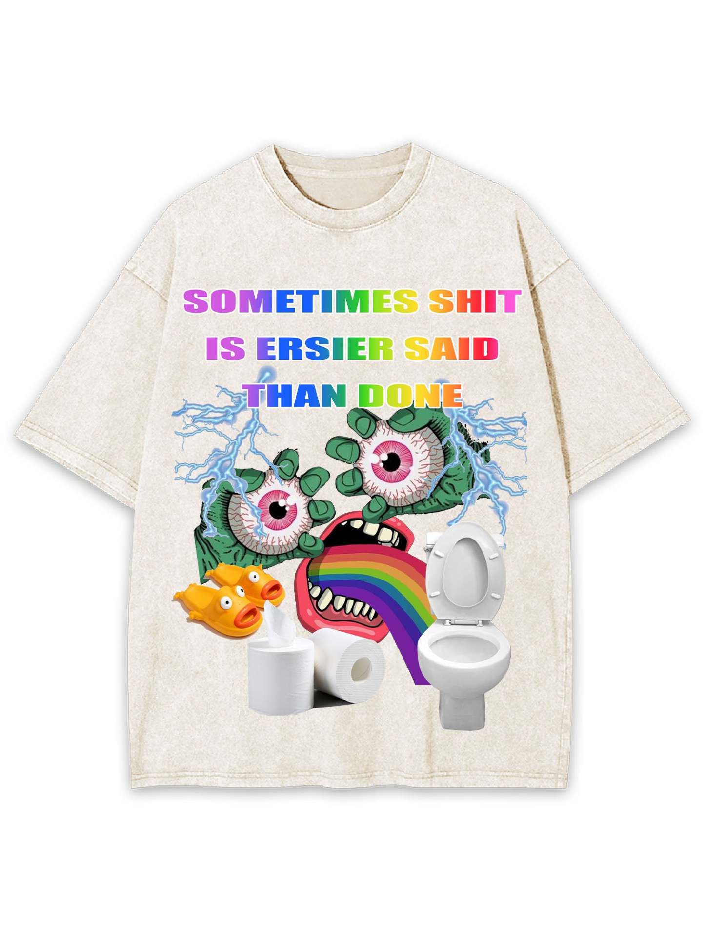 Shit Washed Tshirt-ClassyOutlaw