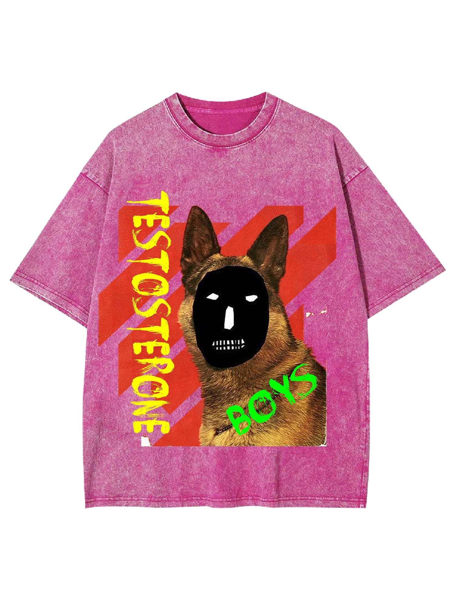 Testosterone Boys Washed Tshirt-ClassyOutlaw