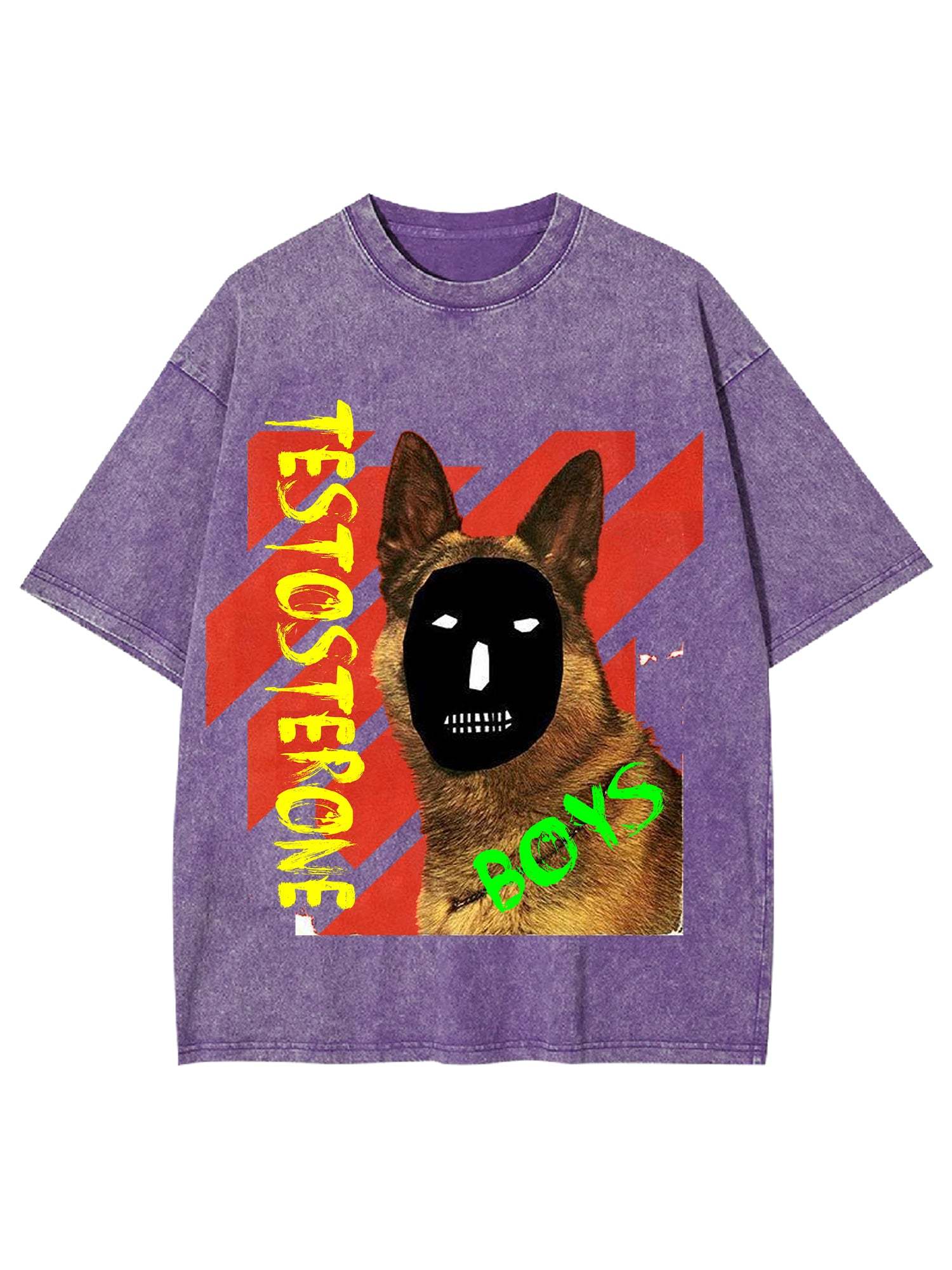 Testosterone Boys Washed Tshirt-ClassyOutlaw