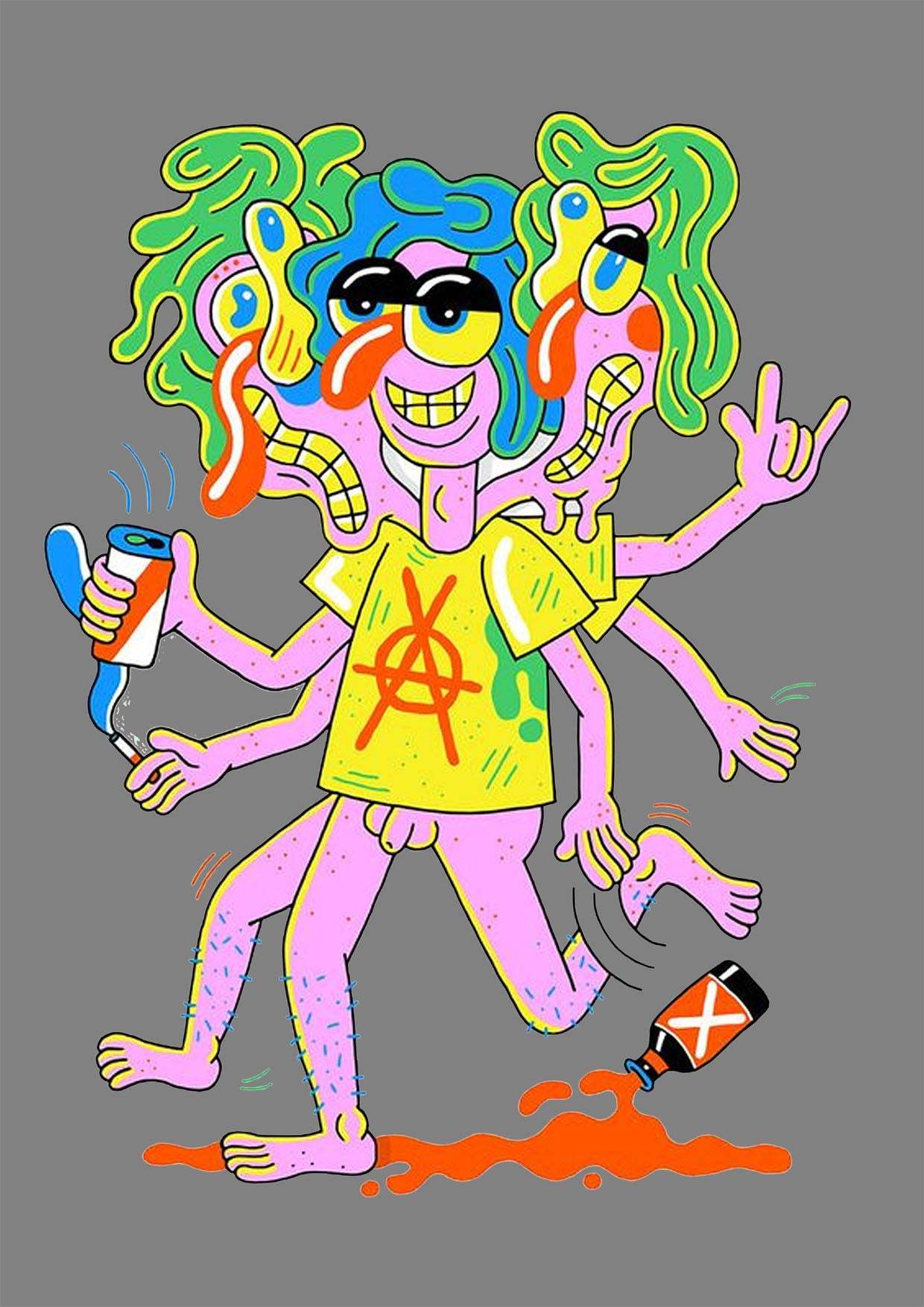 Personal Counduct Washed Tshirt-ClassyOutlaw