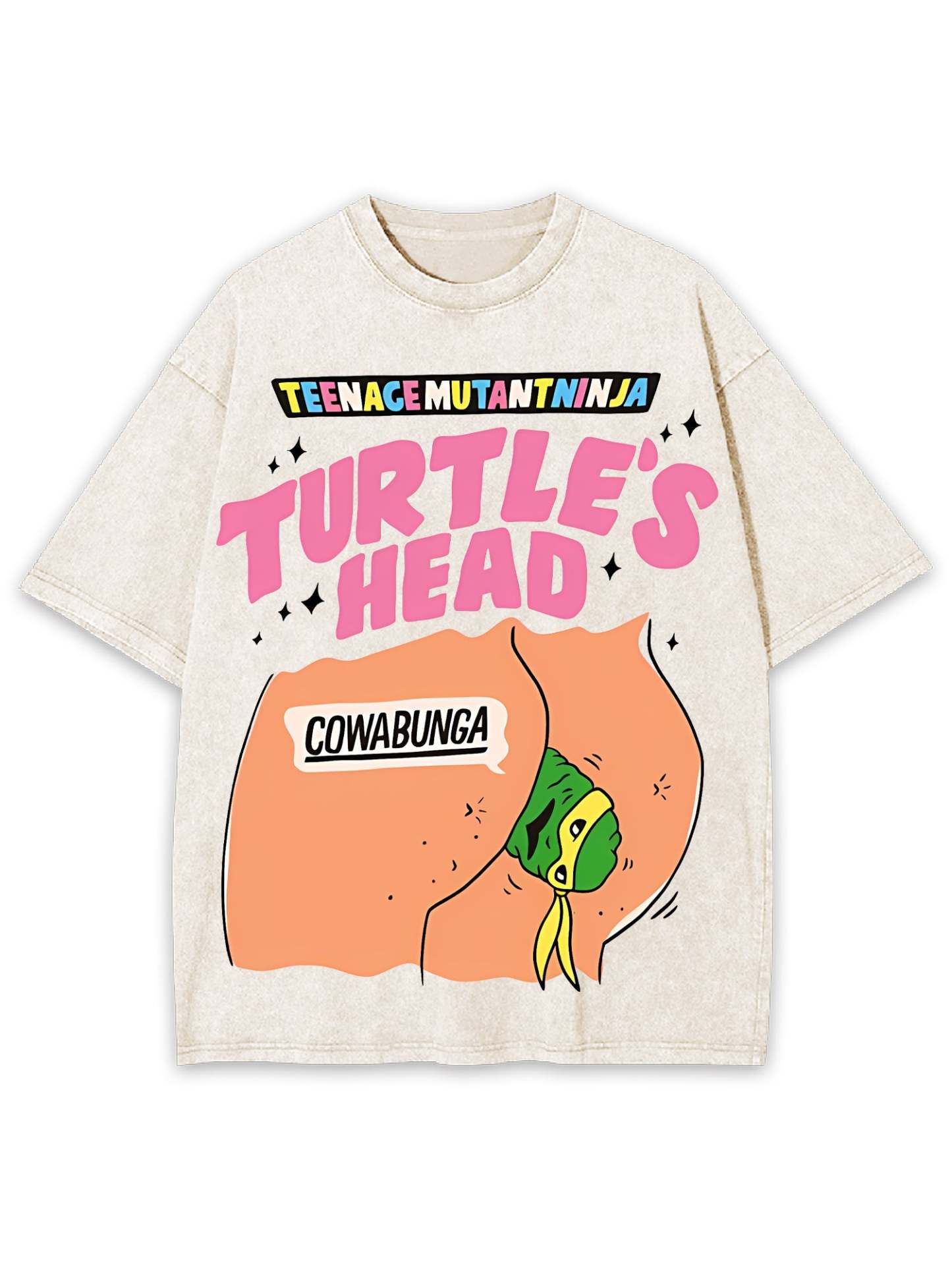 Turtle's Head Washed Tshirt-ClassyOutlaw