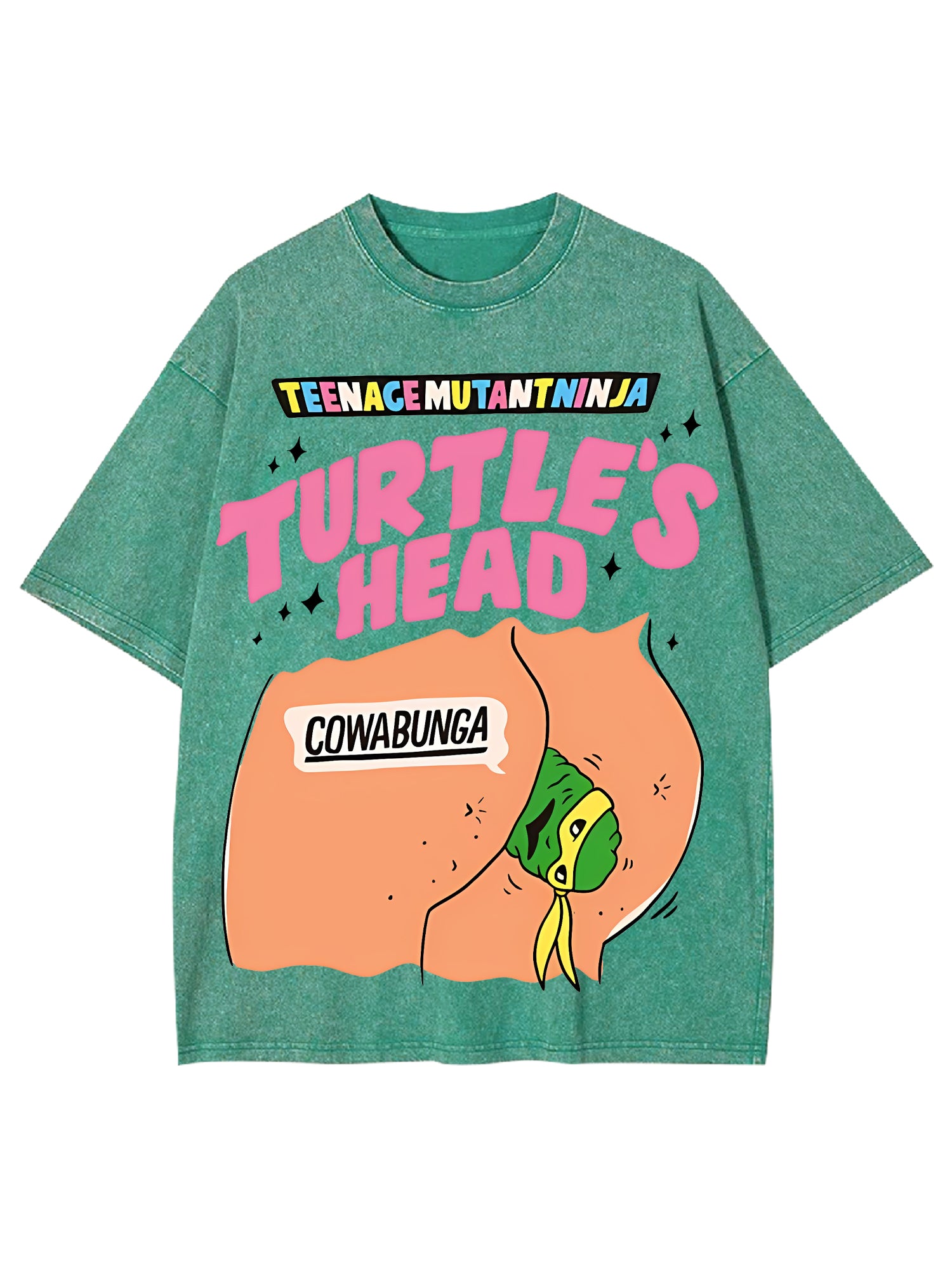 Turtle's Head Washed Tshirt-ClassyOutlaw