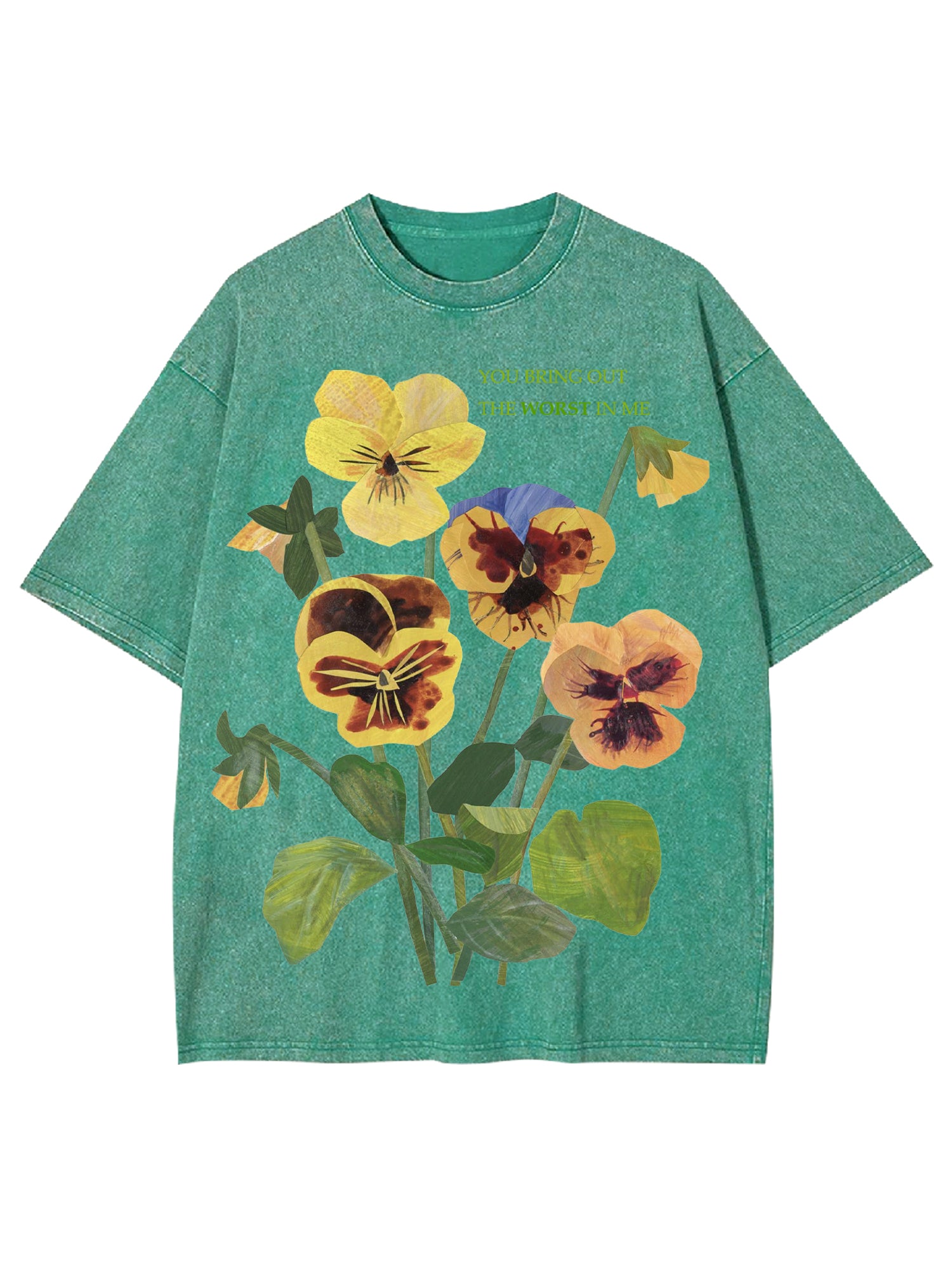 You Bring Out The Worst In Me Washed Tshirt-ClassyOutlaw