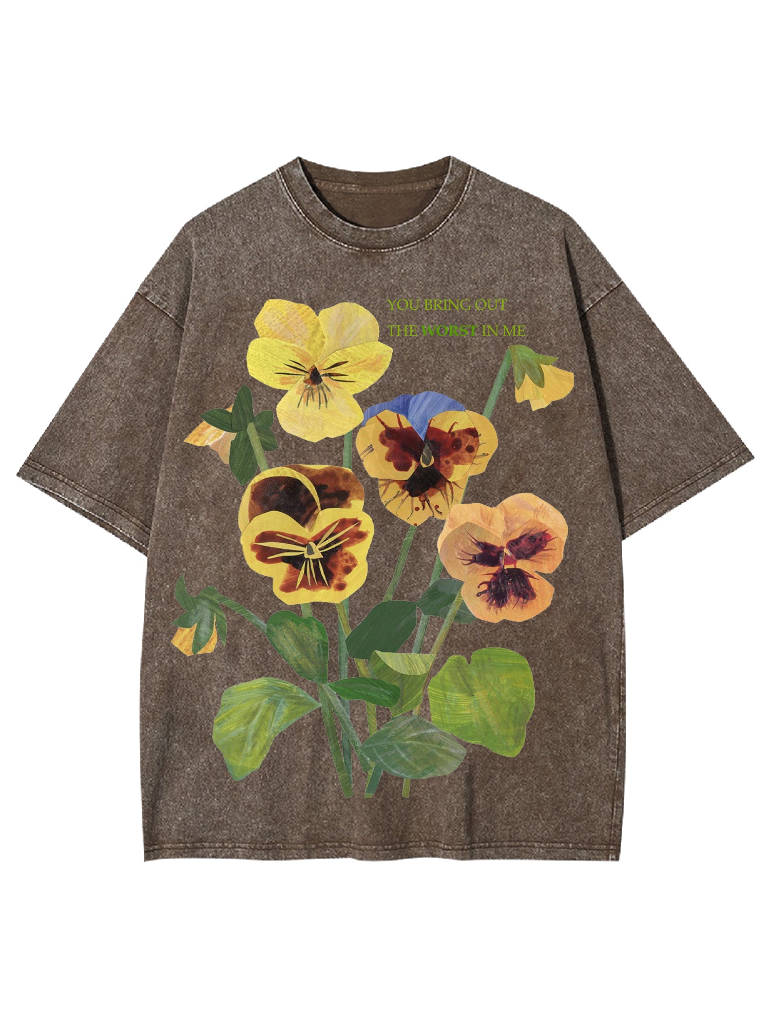 You Bring Out The Worst In Me Washed Tshirt-ClassyOutlaw