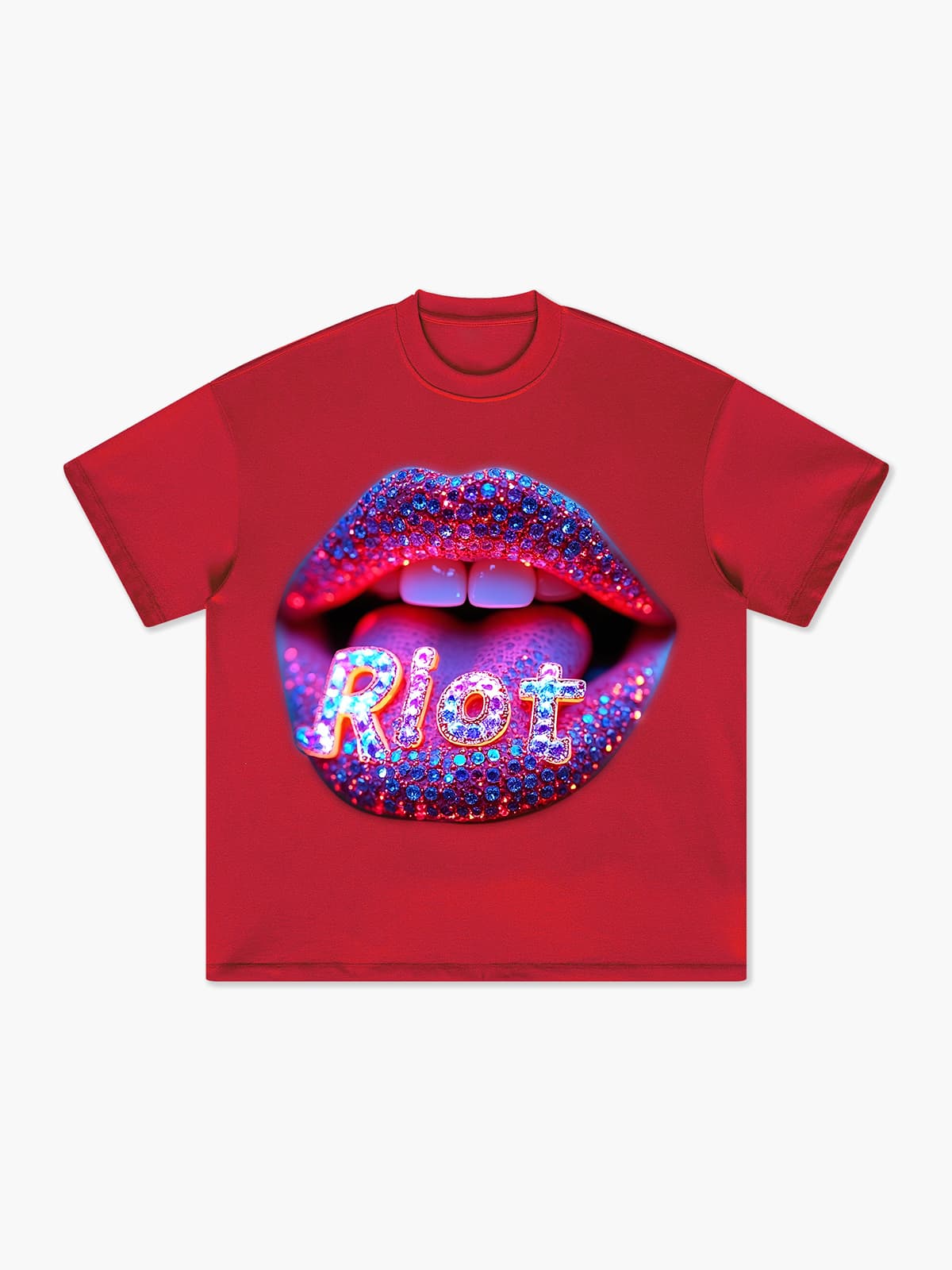 Diamond Neon Lips T-shirt