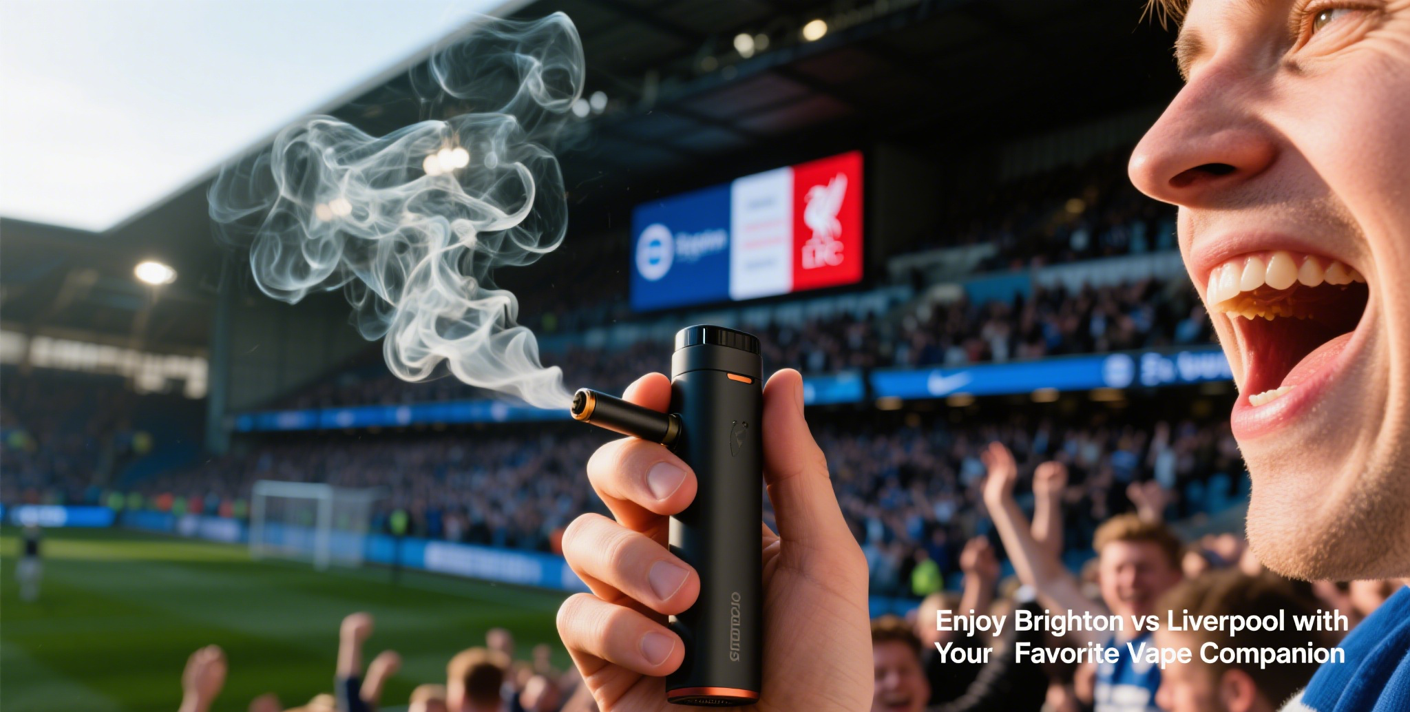 Enjoy Brighton vs Liverpool with Your Favorite Vape Companion-kamryvape