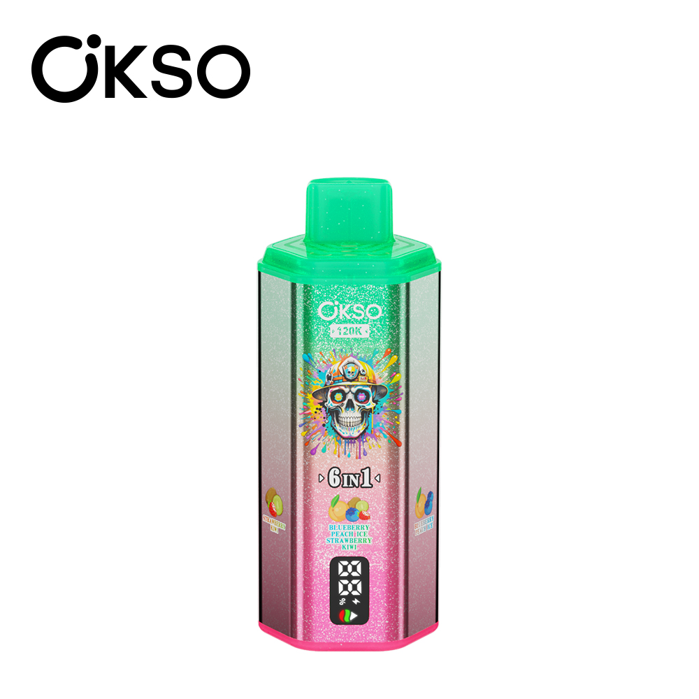 OKSO 120K Puffs 6 in 1 disposable vape
