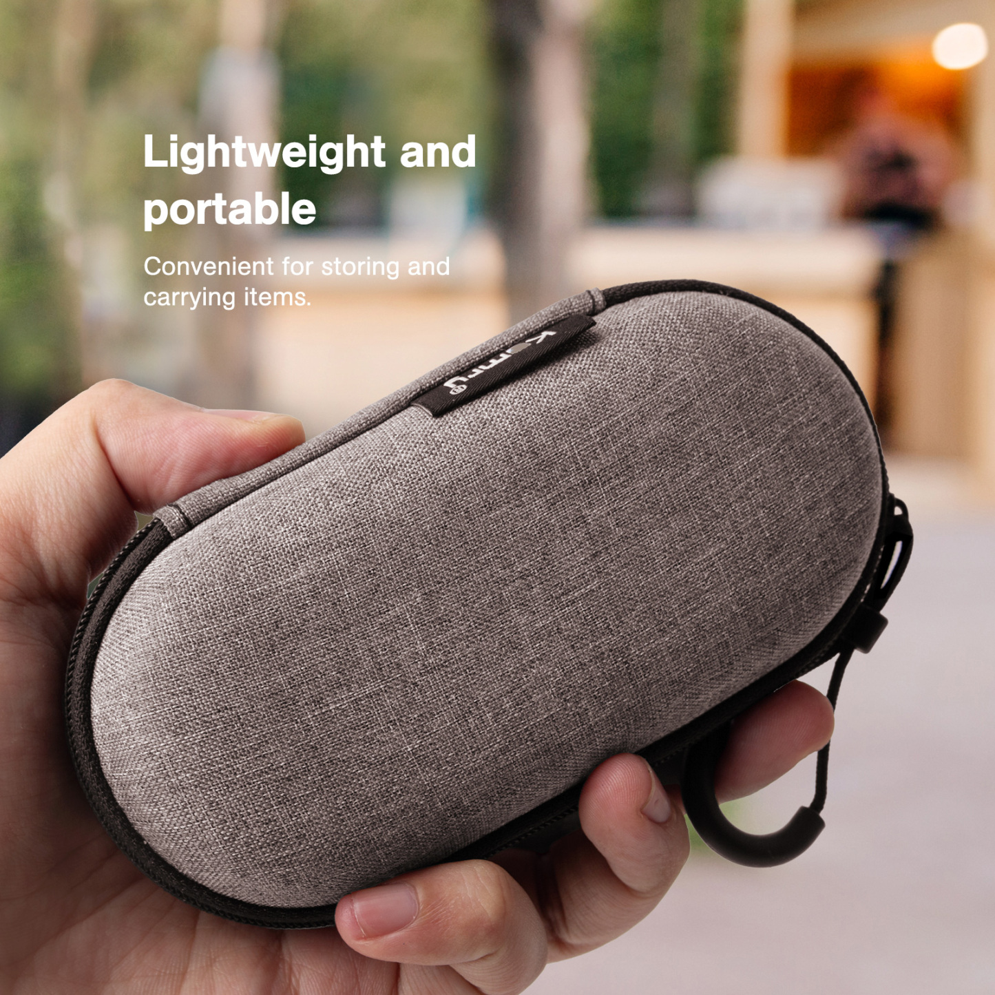 Kamry Zipper Fabric Storage Bag｜Lightweight & Portable