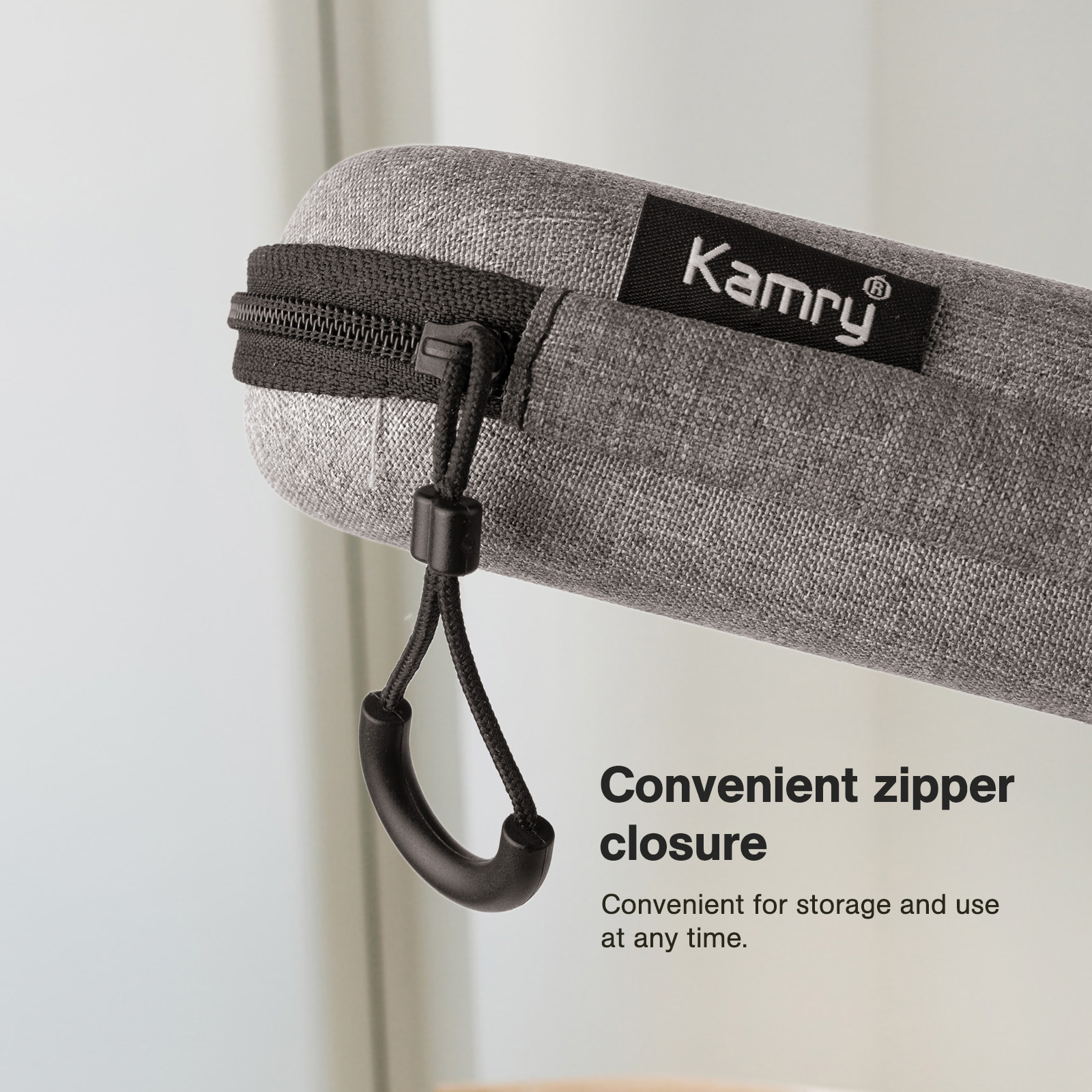 Kamry Zipper Fabric Storage Bag｜Lightweight & Portable