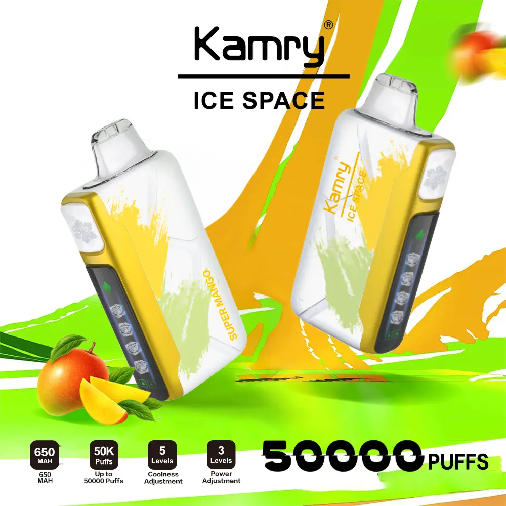 Kamry Ice Space 50000 Puffs: The flagship disposable vape leading the "ice feeling" trend-kamryvape