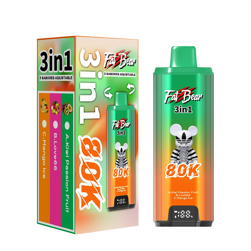 Fat Bear Triple 3 in 1 80000 Puffs Disposable Vape