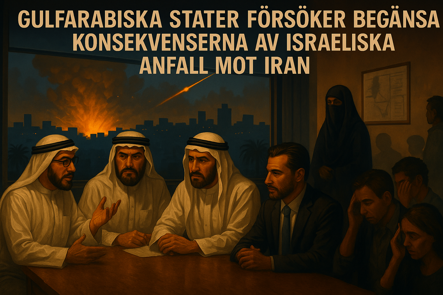 Gulfstaterna kämpar för att överleva: Diplomatiska strider i Israel-Iran-konflikten-kamryvape