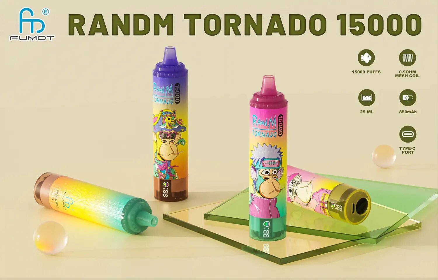 Explore the Ultimate Vaping Experience with Fumot Tornado 15000-kamryvape