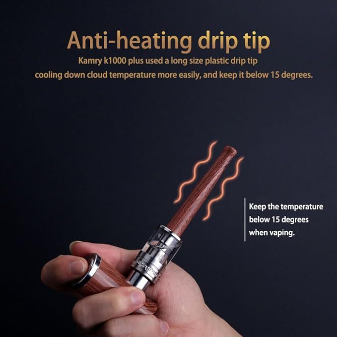 kamry Plus drip tip Wood Color e-cig Pipe (Mouthpiece)