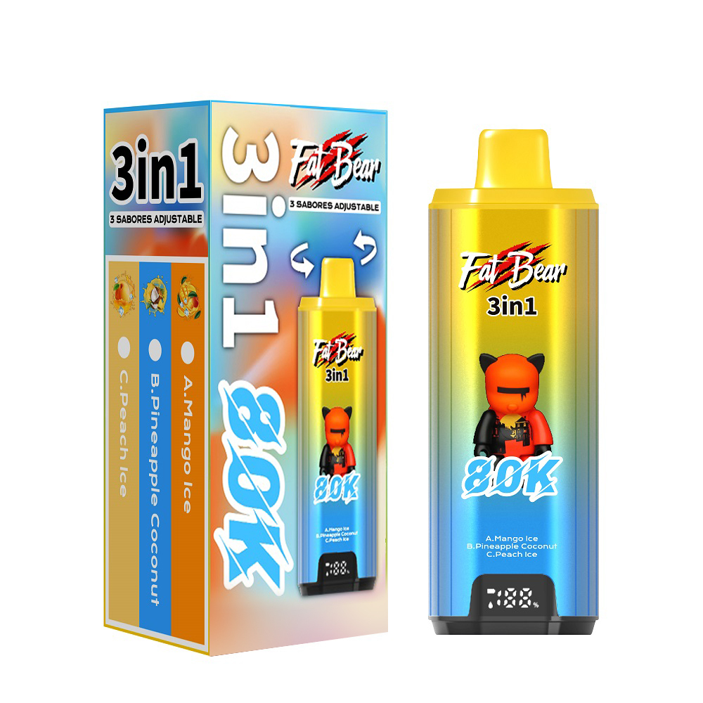 Fat Bear Triple 3 in 1 80000 Puffs Disposable Vape