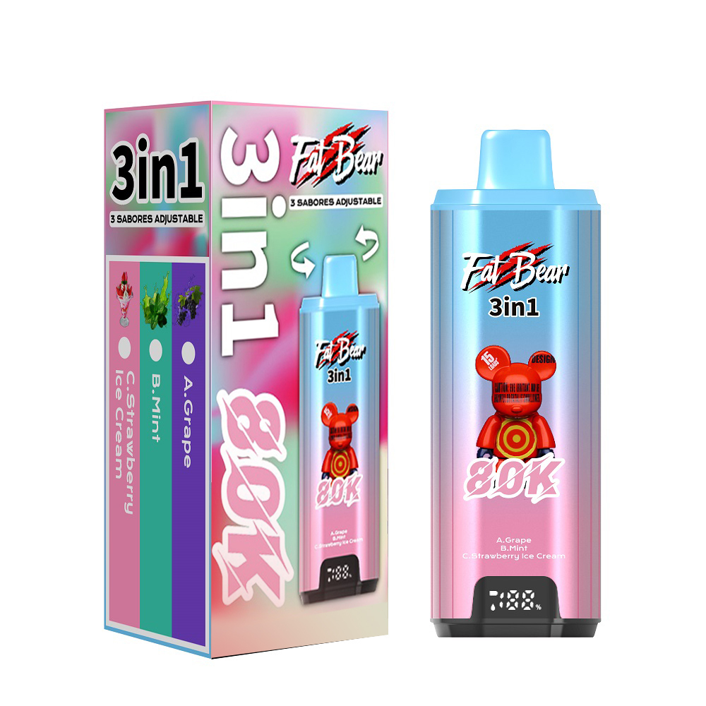 Fat Bear Triple 3 in 1 80000 Puffs Disposable Vape