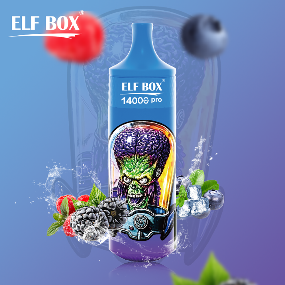 ELF BOX 14000 14K Puffs Pro RGB Puffs Rechargeable Disposable Vape-kamryvape
