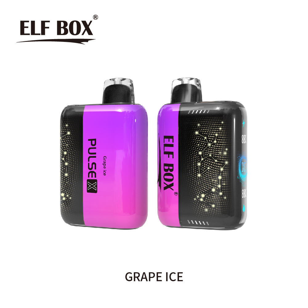 ELF BOX 25000 25K Puffs PULSE X 3D Curved LED Screen Rechargeable Disposable Vape pen-kamryvape