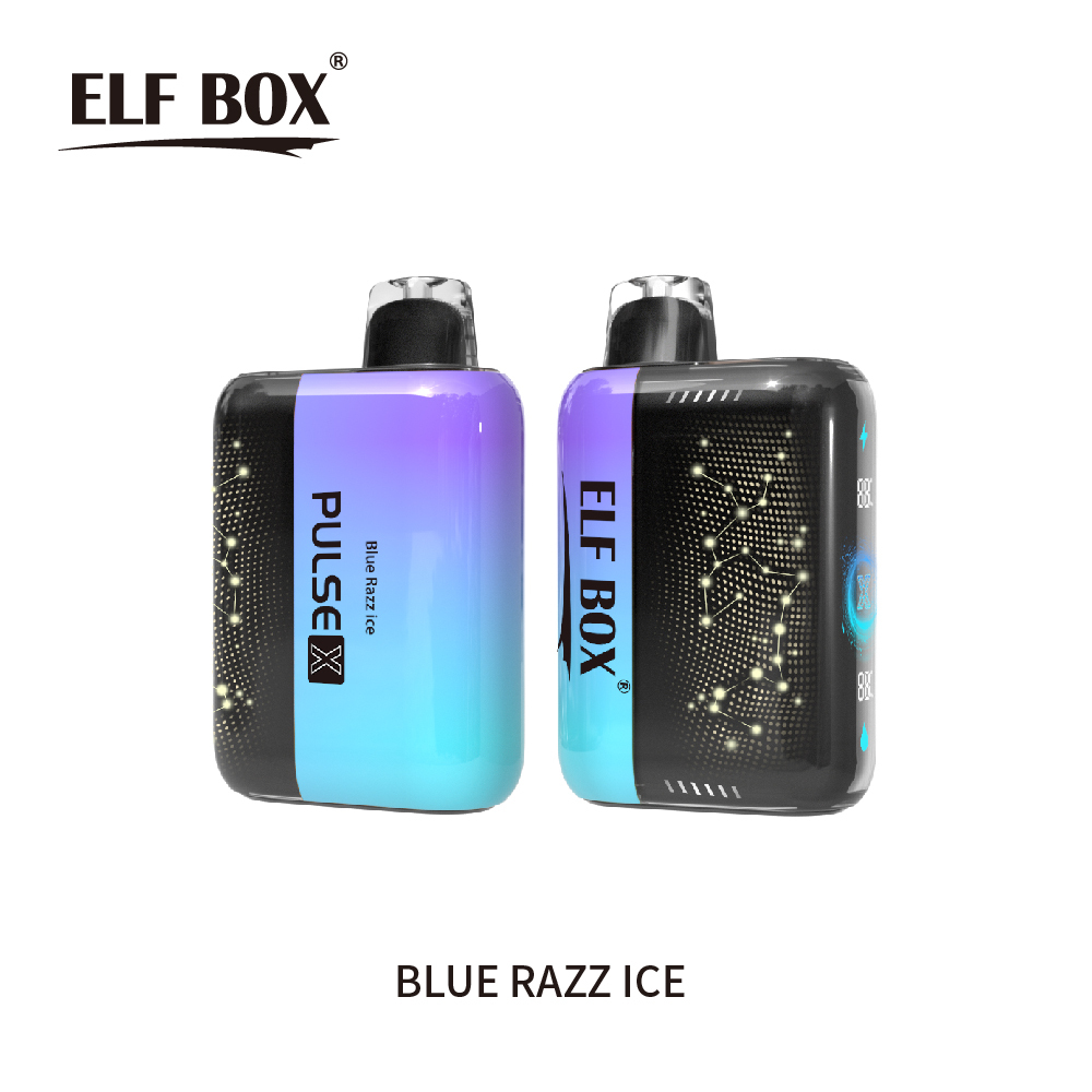 ELF BOX 25000 25K Puffs PULSE X 3D Curved LED Screen Rechargeable Disposable Vape pen-kamryvape