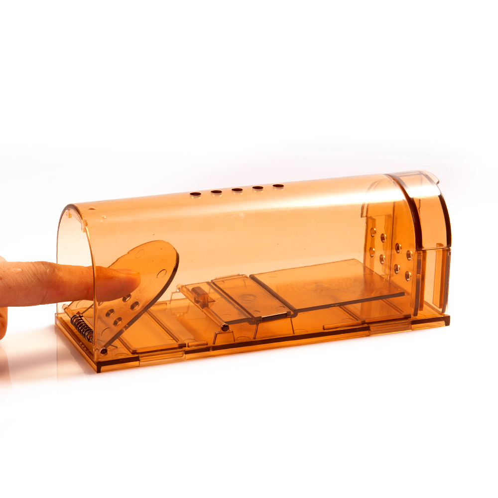 Humane Mouse Trap – Reusable Catch & Release Plastic Mouse Cage | Safe No-Kill Indoor & Outdoor Rodent Trap