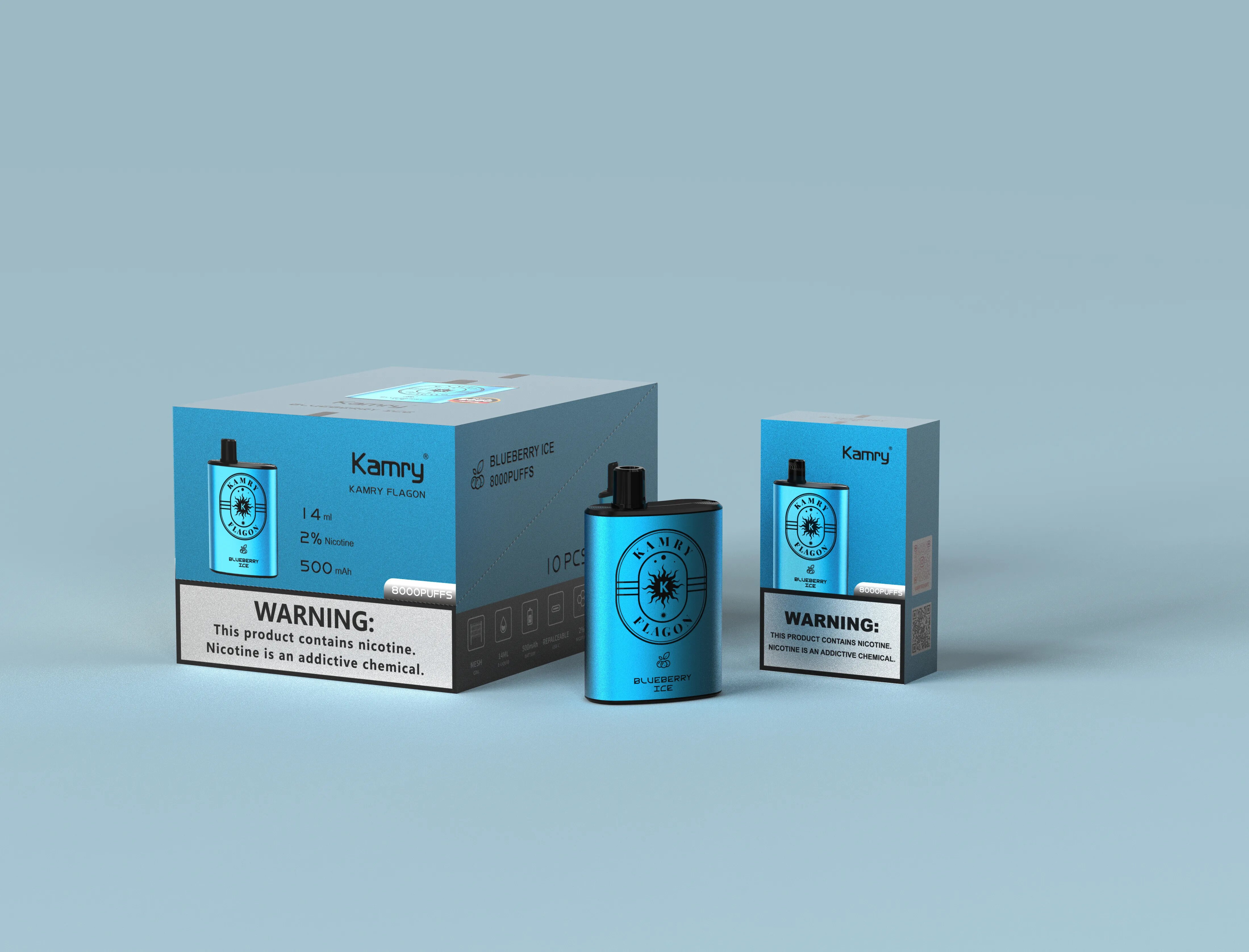 What are the unique features of the Kamry Flagon 8000?-kamryvape