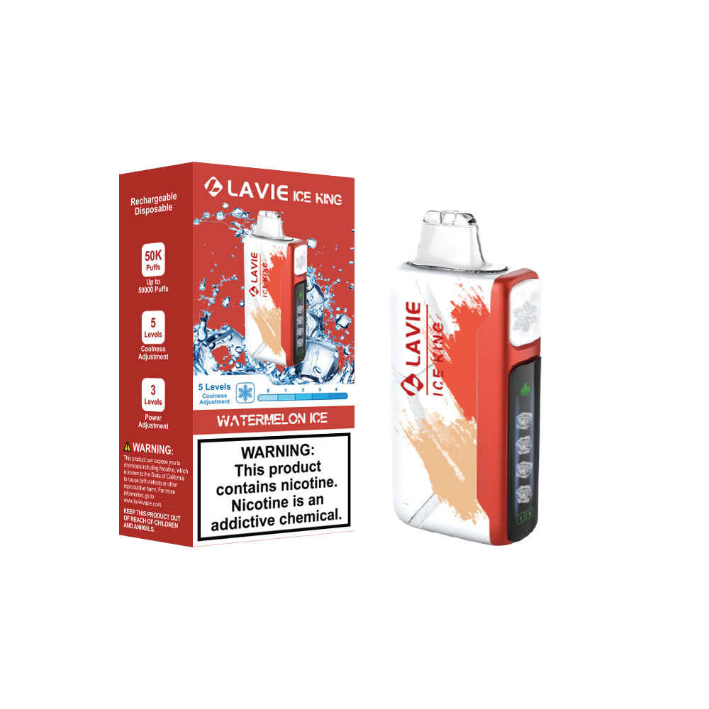 Lavie Ice King 50000 Puffs Disposable Vape | Rechargeable 850mAh USB-C | 24mL 5% Nic Salt-kamryvape