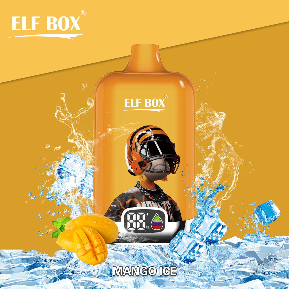 ELF BOX Digital Box 12000 12K Puffs LED Display Disposable Vape-kamryvape