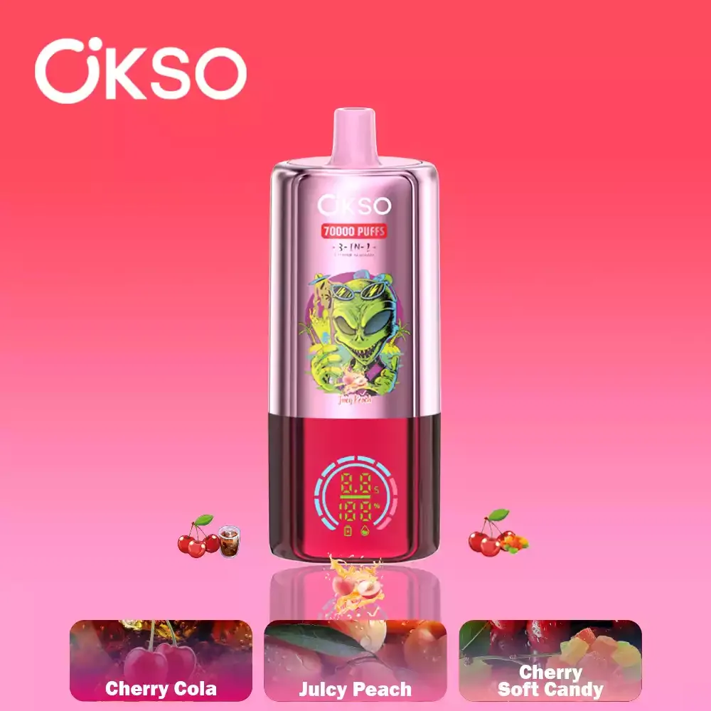 OKSO 3-in-1 70000 70K Puffs  Disposable Vapes