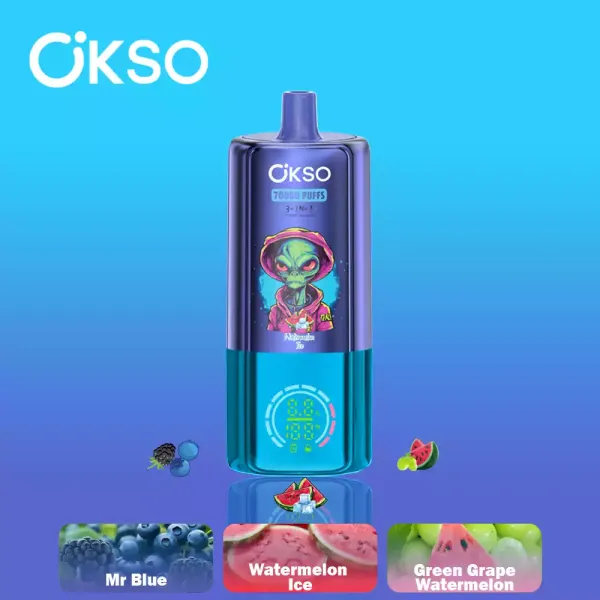 OKSO 3-in-1 70000 70K Puffs  Disposable Vapes