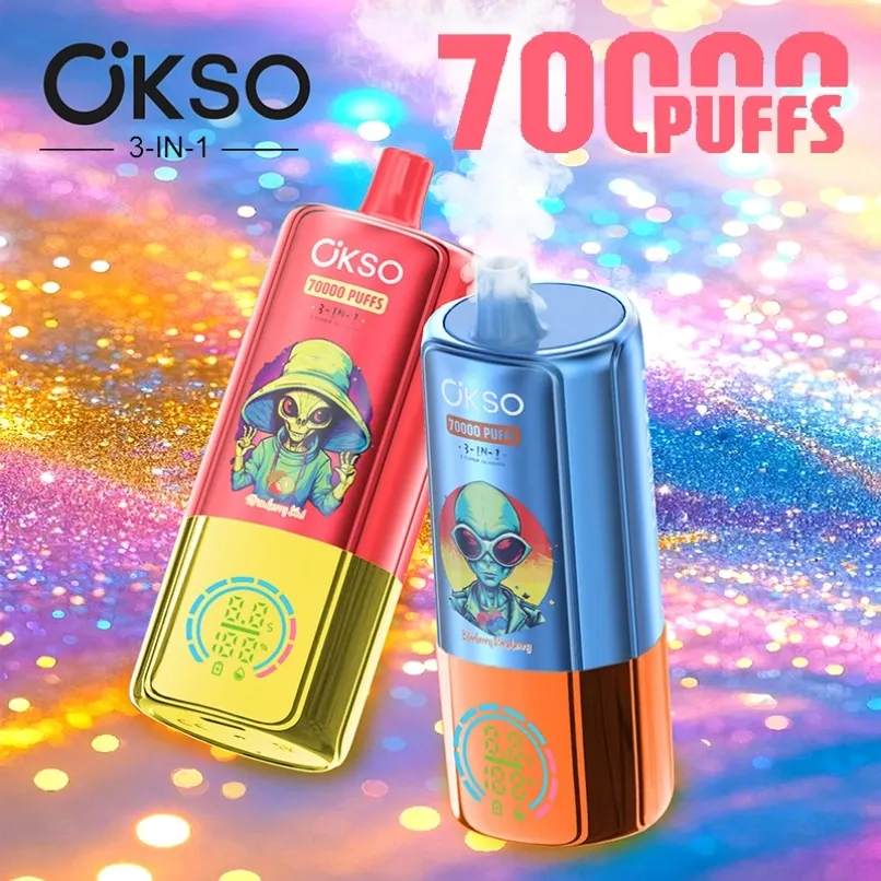 OKSO 3-in-1 70000 70K Puffs  Disposable Vapes