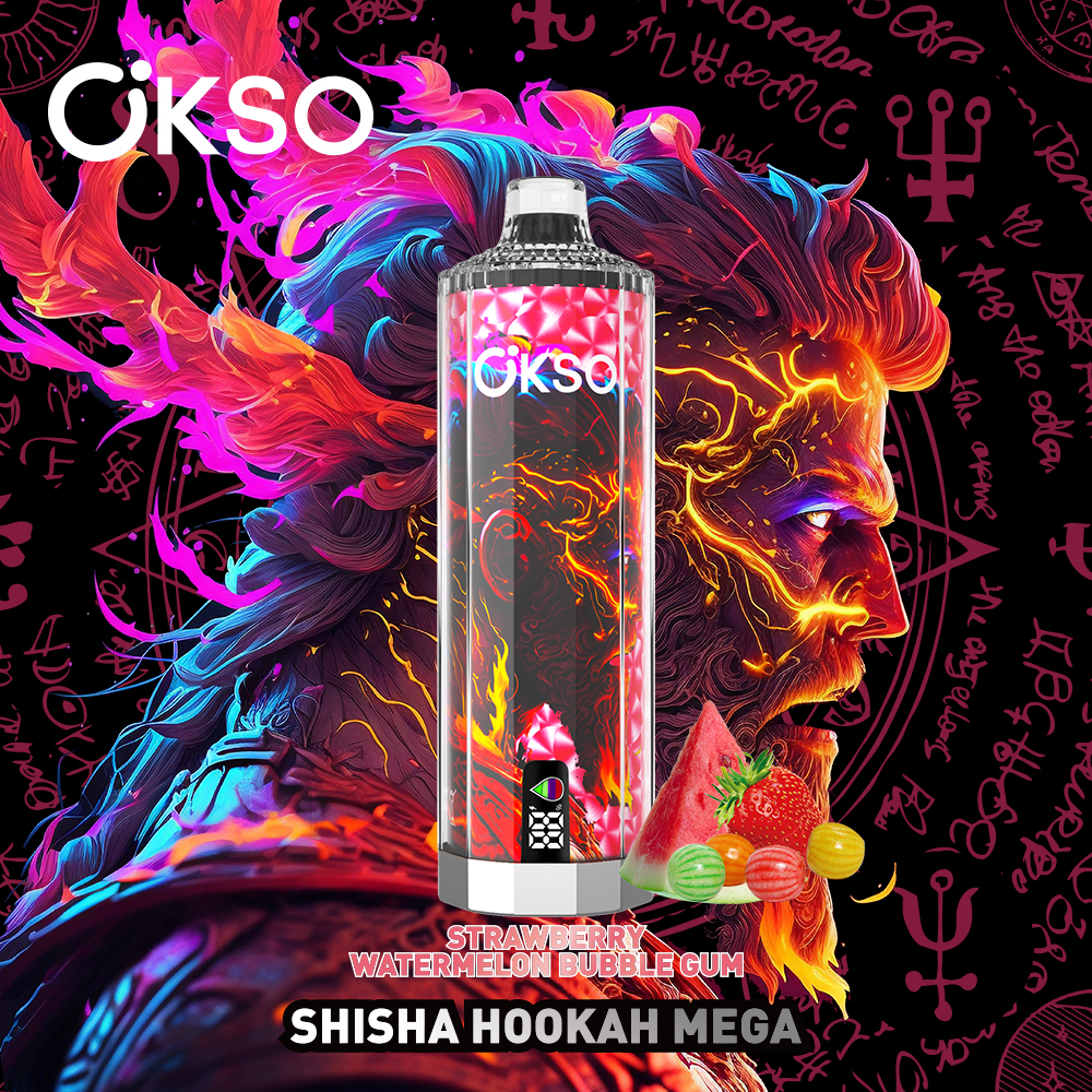 OKsO Shisha Hookahmega 50k Disposable Vape 50000 Puffs Triple Mesh Coil